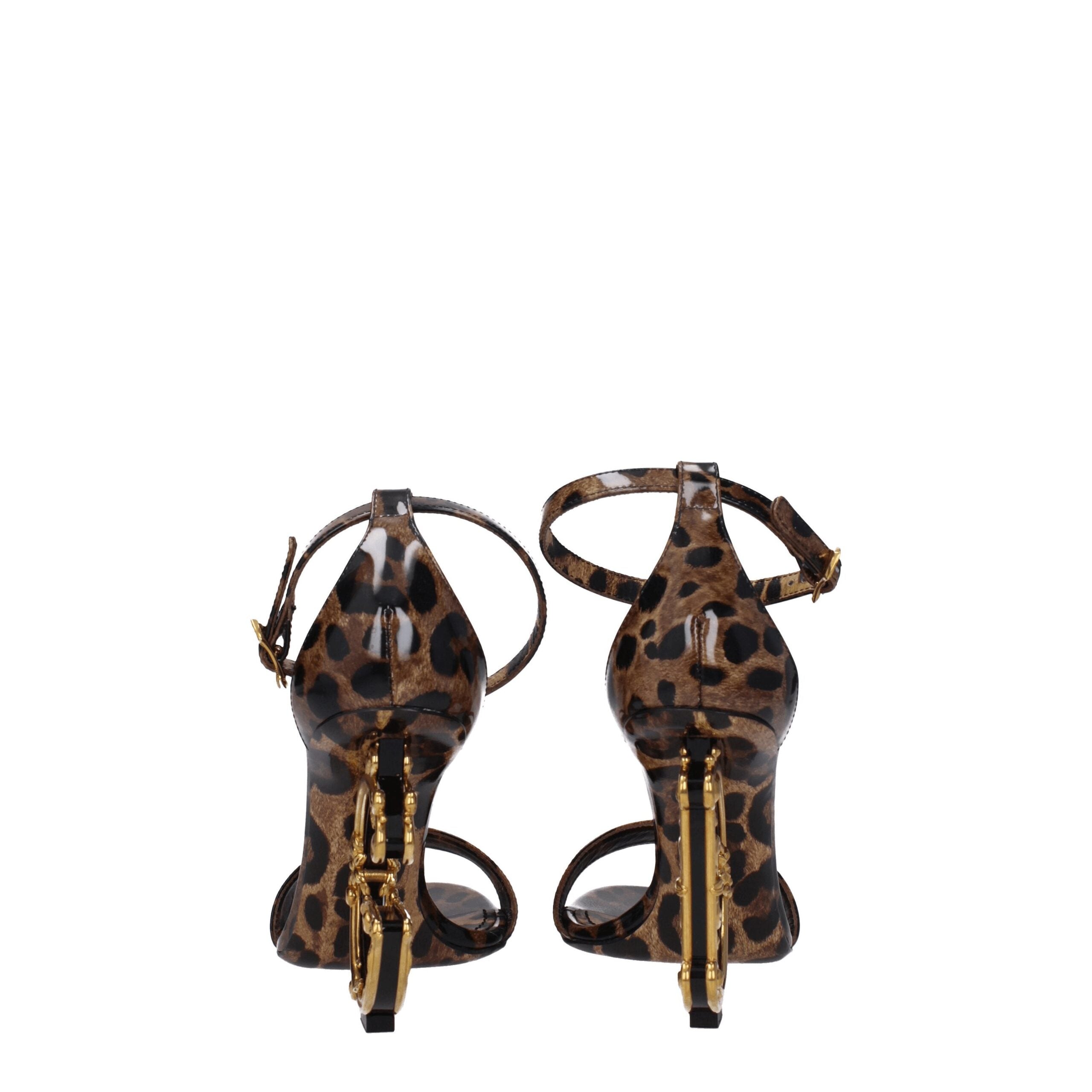 Dolce & Gabbana Brown Leather Sandals