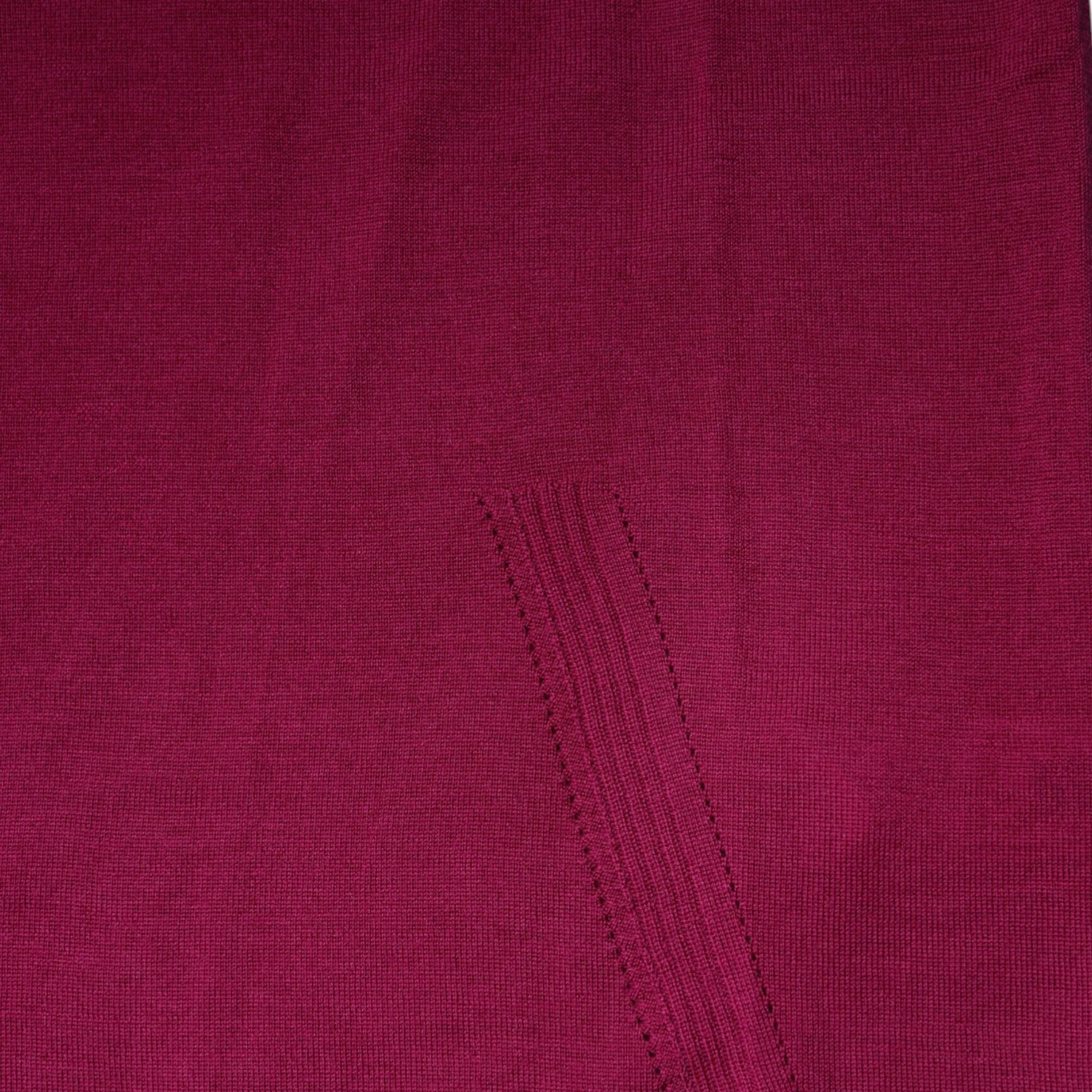Dolce & Gabbana Fuchsia Wool Long Sleeves Turtleneck Sweater