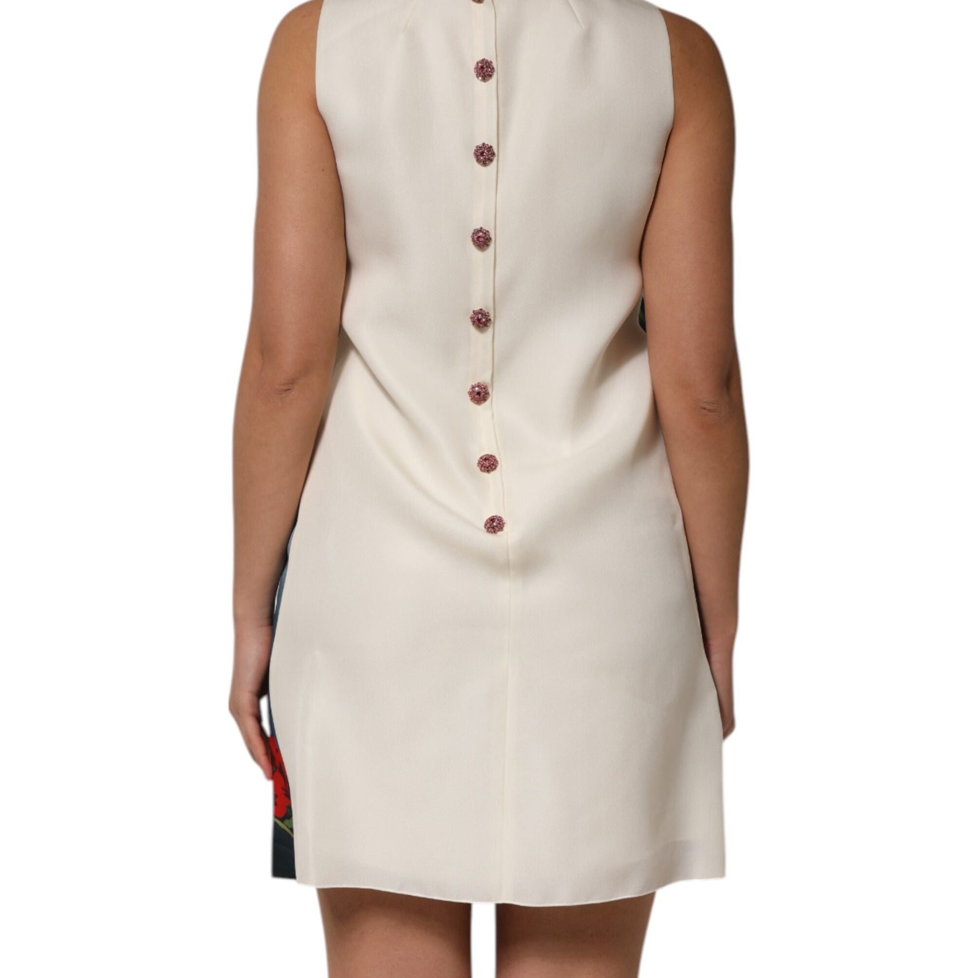 Dolce & Gabbana Multicolor Crystal Embellished Mini Dress