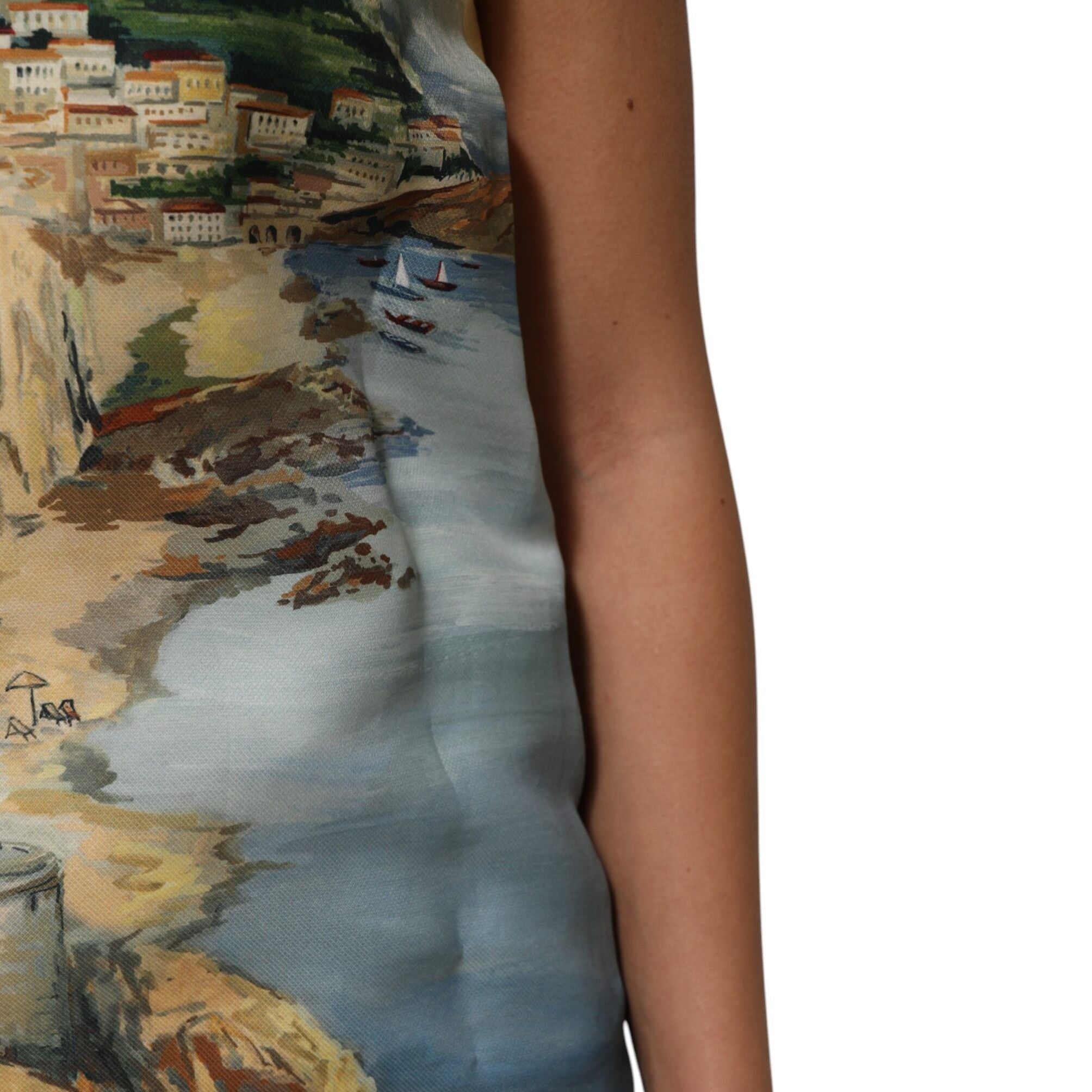 Dolce & Gabbana Multicolor Crystal Embellished Mini Dress