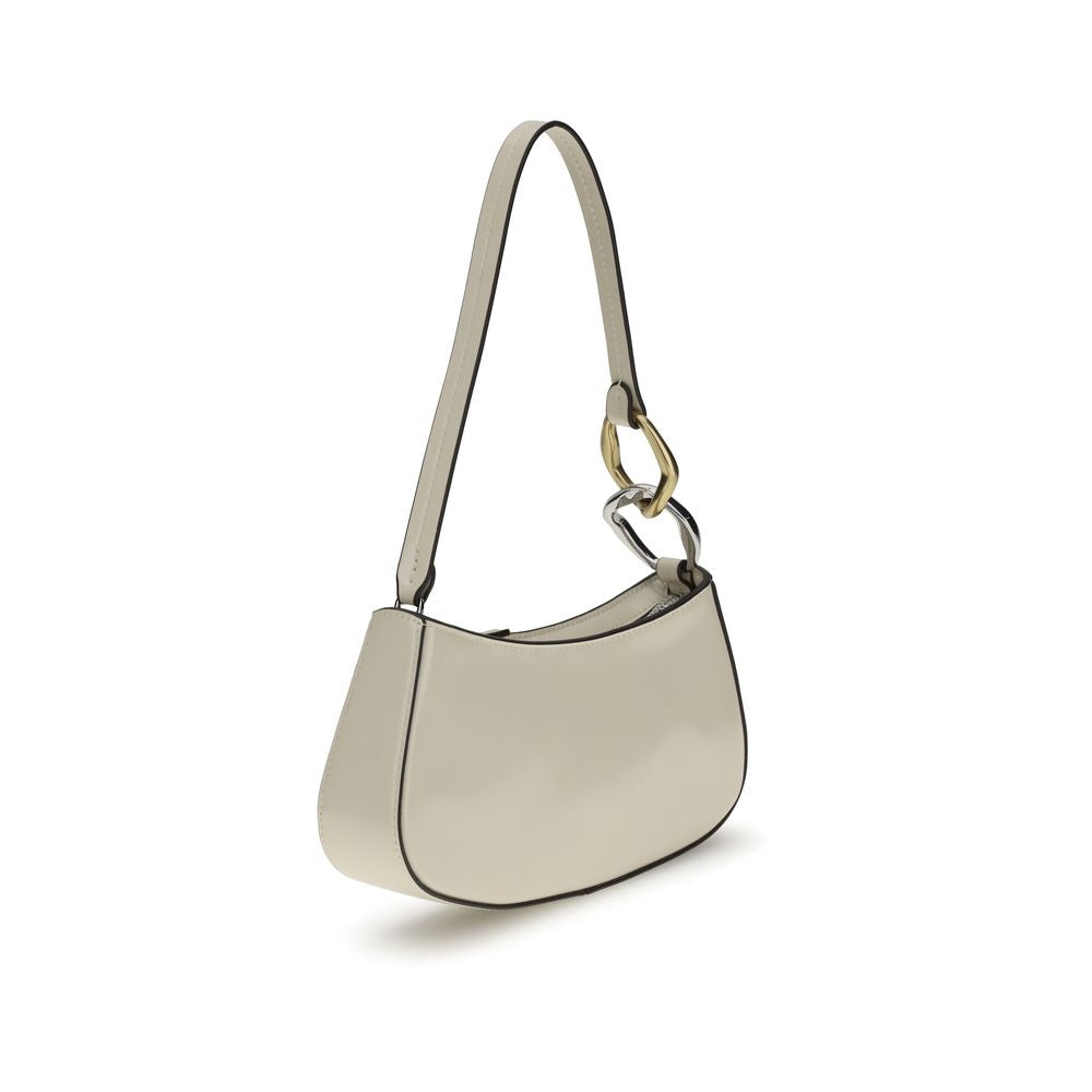 Staud Beige Calf Leather Bos Taurus Shoulder Bag