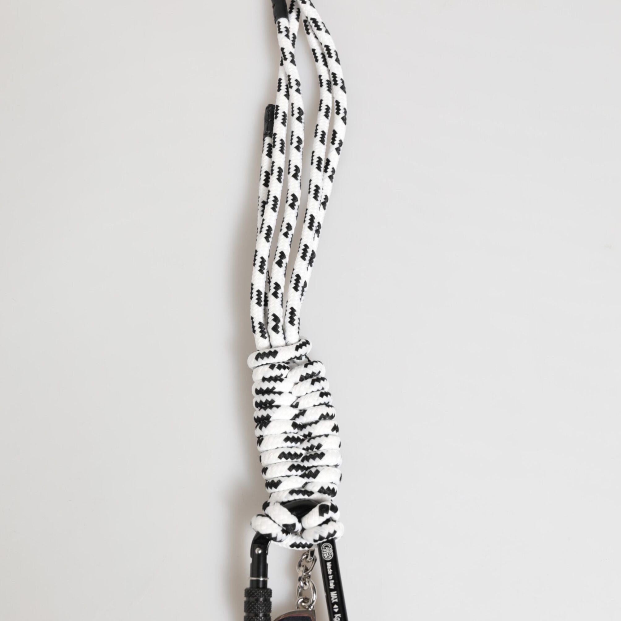 Dolce & Gabbana Multicolor Polyester Tape String DG Logo Keychain Keyring