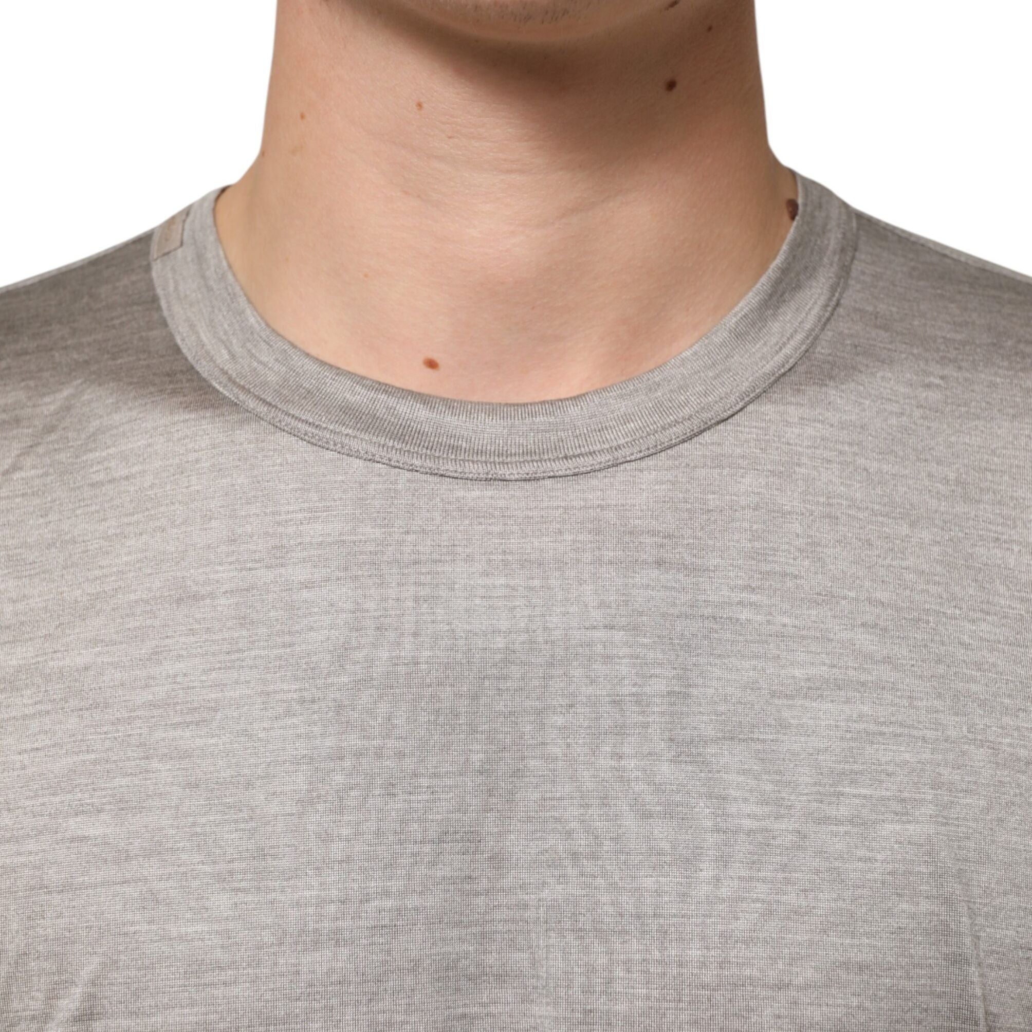 Dolce & Gabbana Beige Hazelnut Cotton Shortsleeve Shirt T-shirt