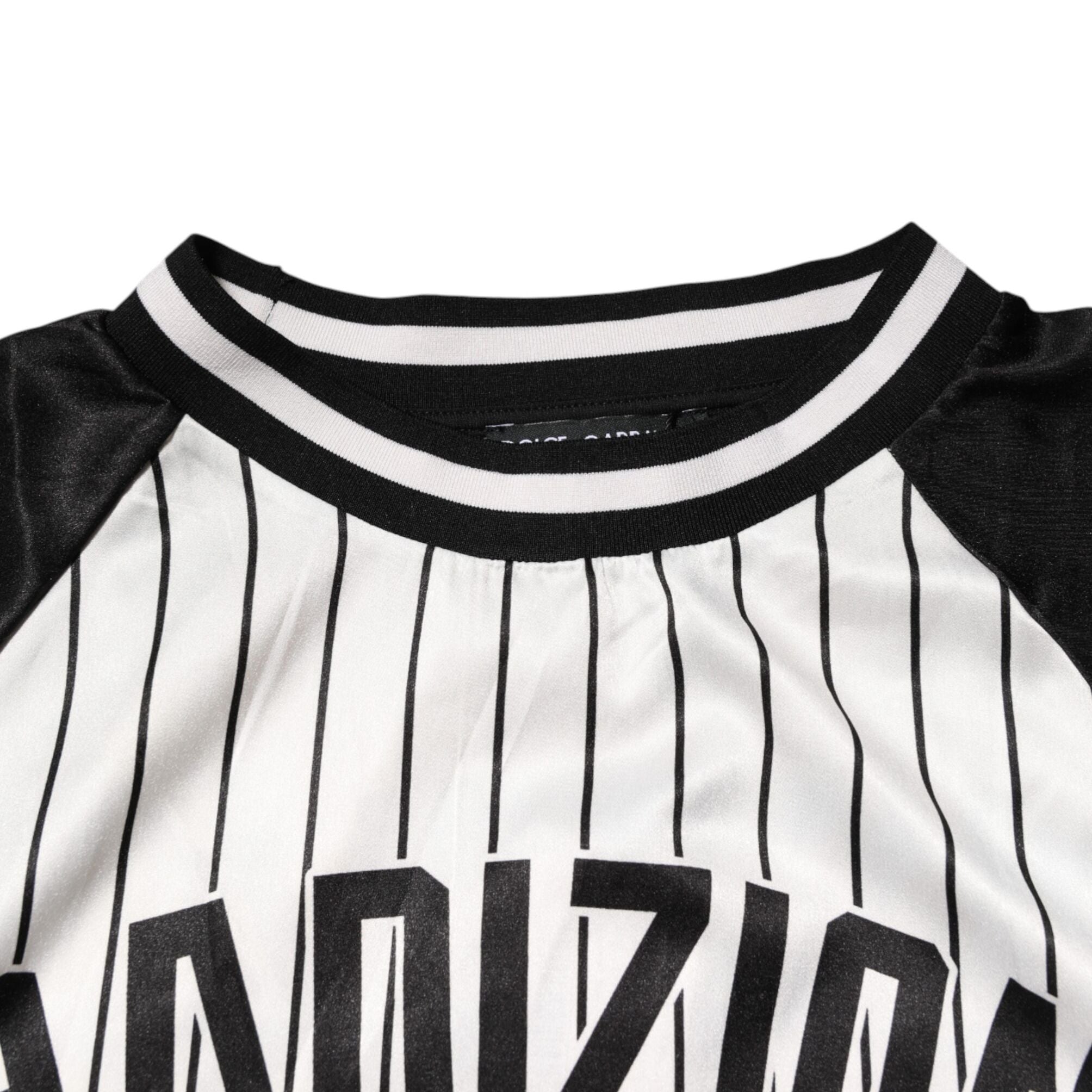 Dolce & Gabbana Tradizione Graffiti Print Oversized Men T-shirt