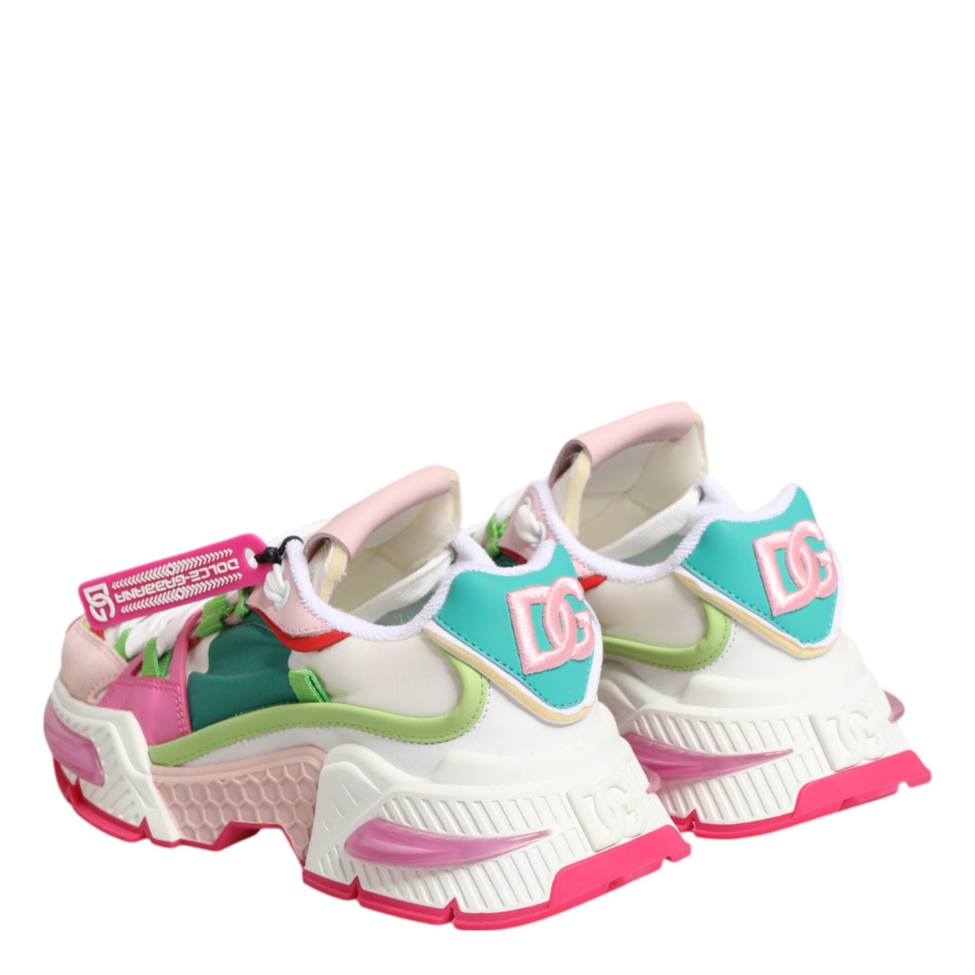 Dolce & Gabbana Multicolor Leather Airmaster Low Top Sneaker Shoes