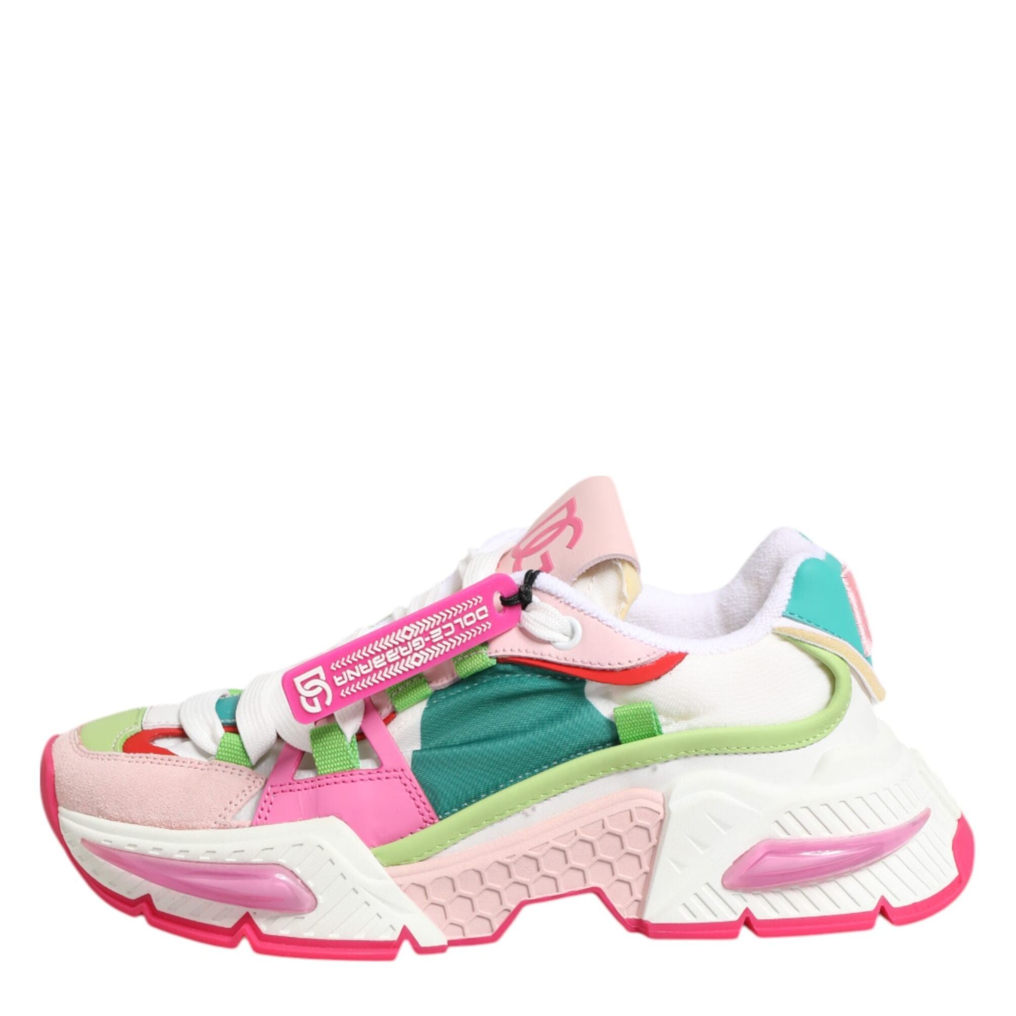 Dolce & Gabbana Multicolor Leather Airmaster Low Top Sneaker Shoes