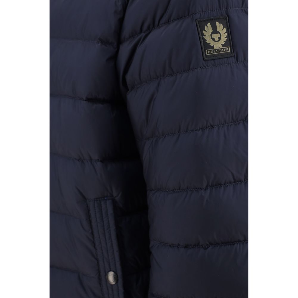 Belstaff Blue Polyester Shell Jacket