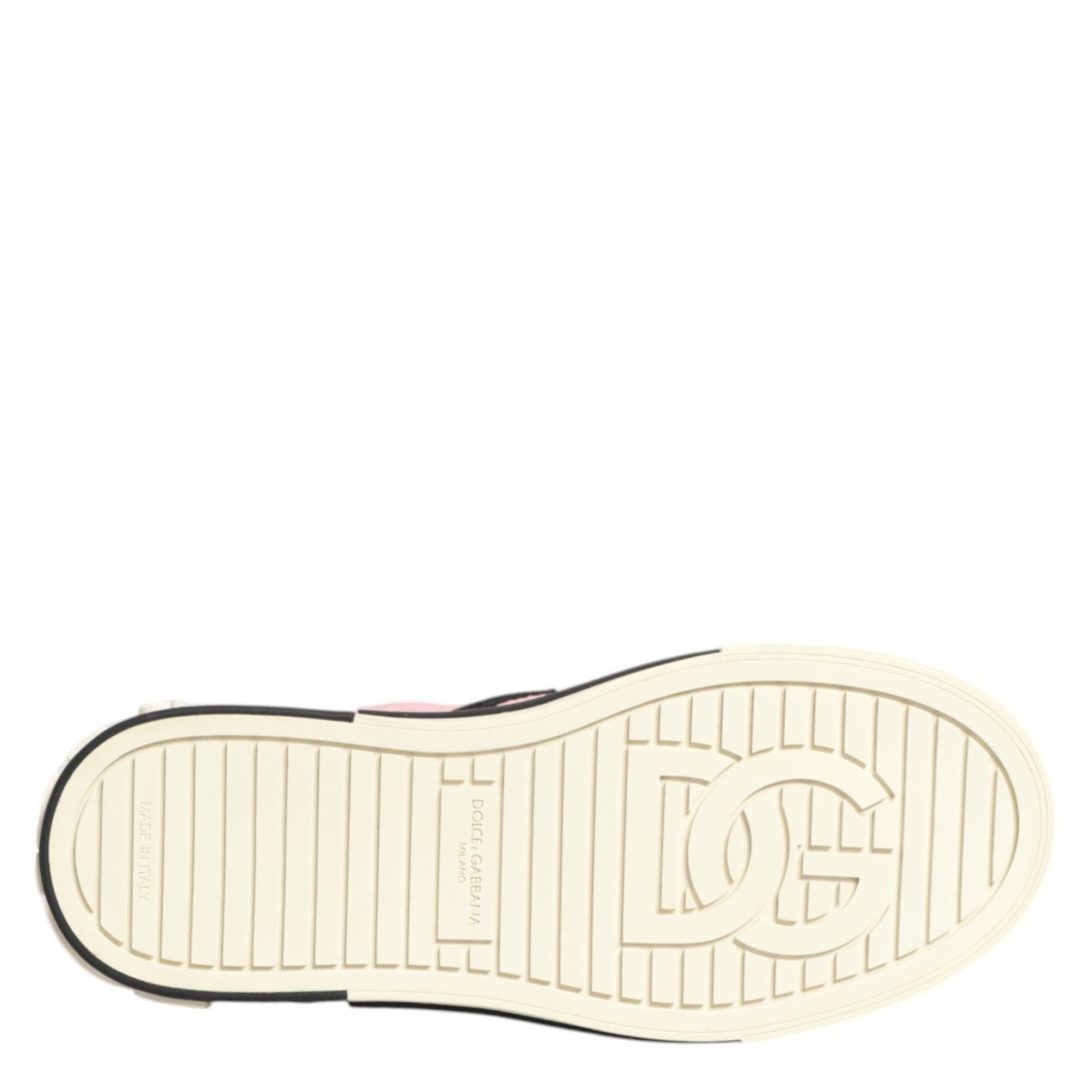 Dolce & Gabbana Pink Quilted Nylon Slip-On Sneaker Shoes