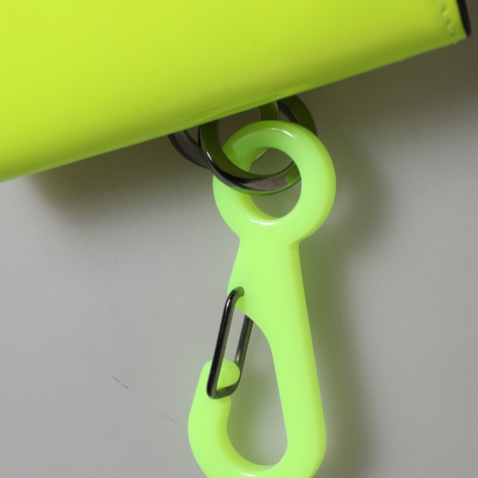 Dolce & Gabbana Yellow Green Bifold DG Logo Neck Strap Cardholder Wallet