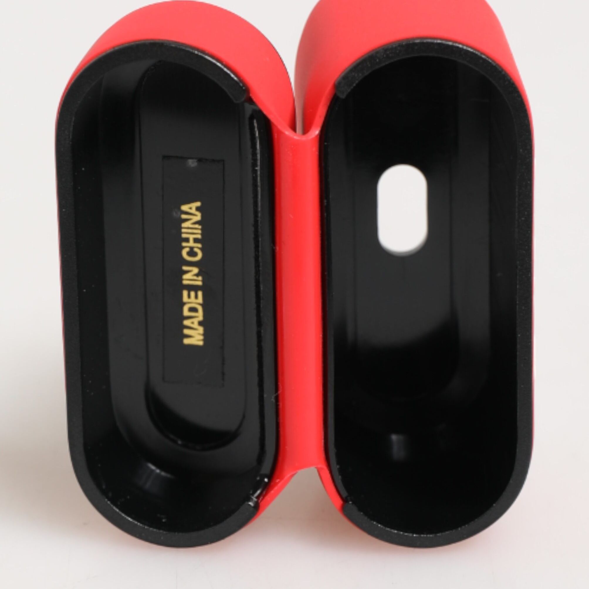 Dolce & Gabbana Red PVC DG Logo Embossed Men Flip Holder Airpods Case