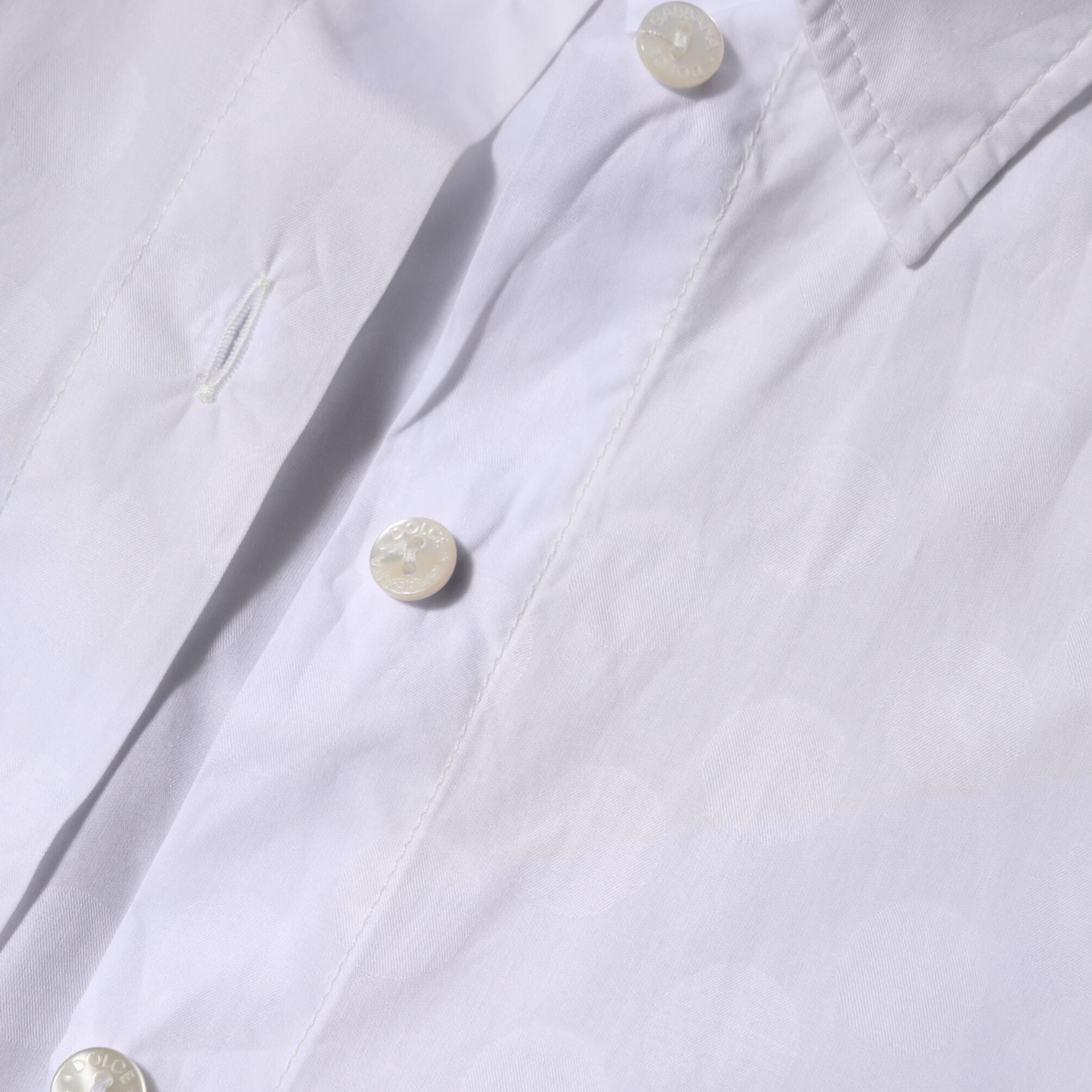 Dolce & Gabbana White Collared Short Sleeve Polo Shirt Top