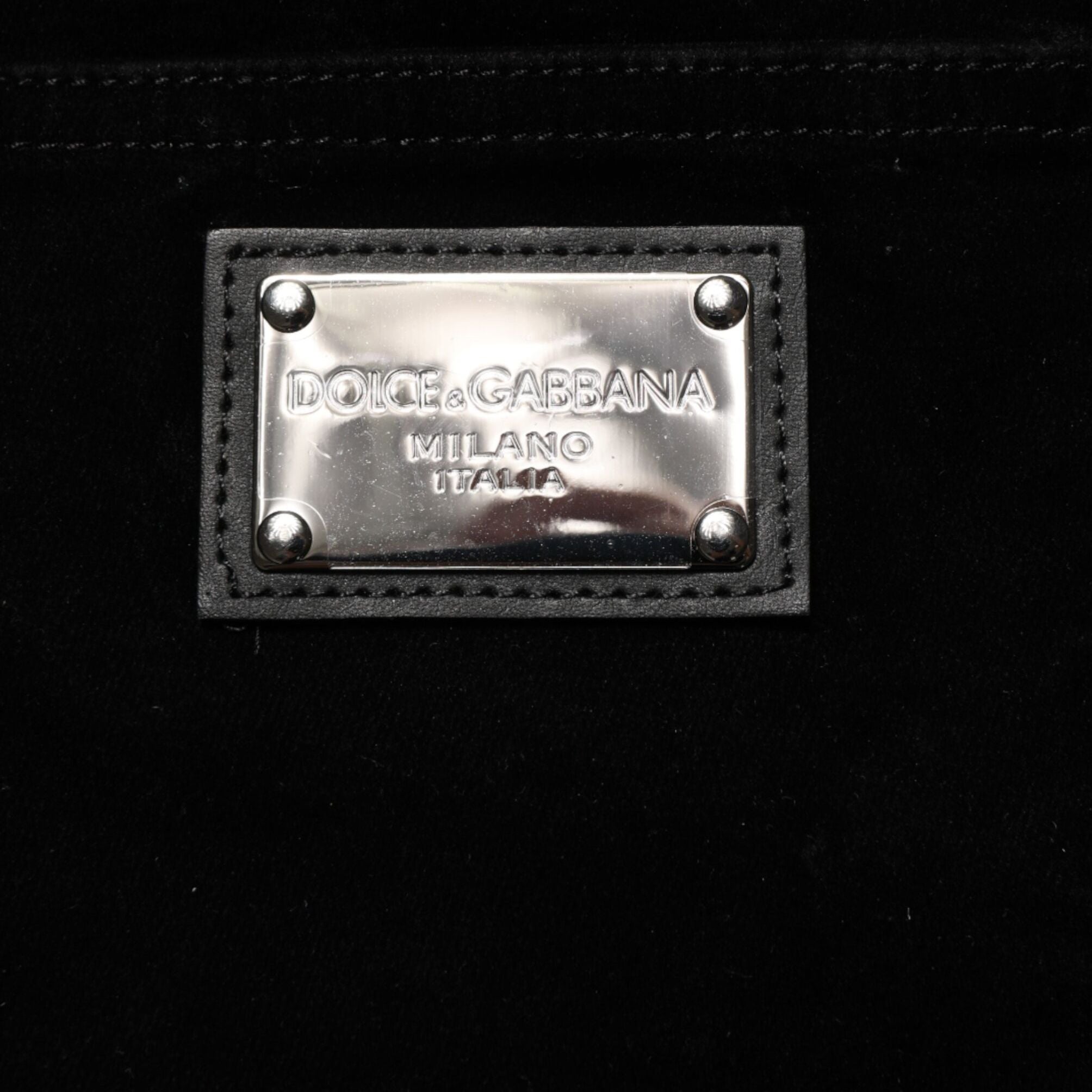 Dolce & Gabbana Black Cotton Slim Fit Denim Trouser Jeans