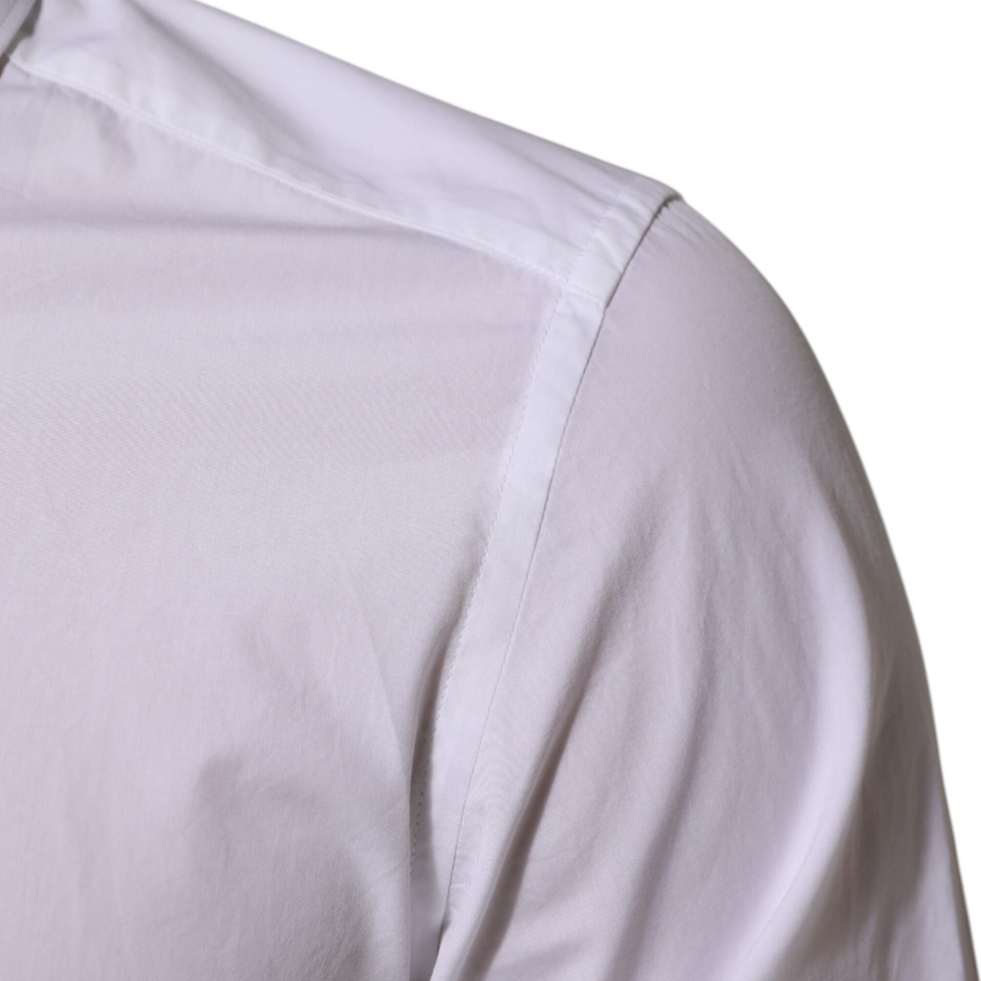 Dolce & Gabbana White Cotton MARTINI Men Formal Dress Shirt