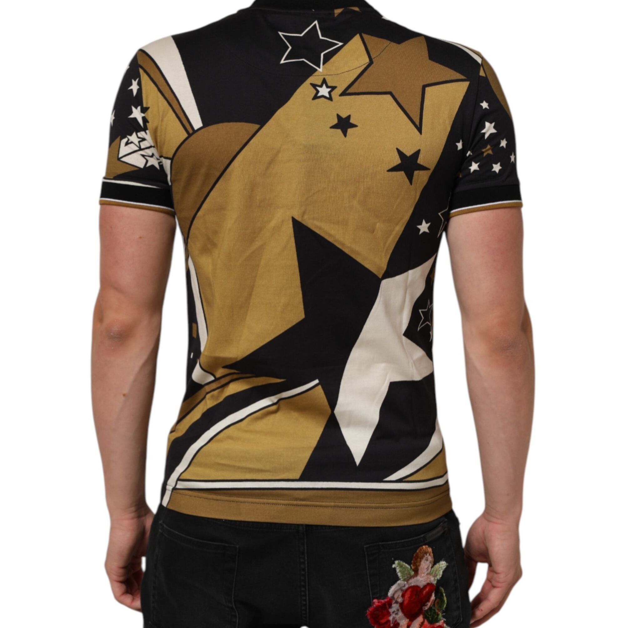 Dolce & Gabbana Multicolor Millennials Star CrewNeck T-shirt
