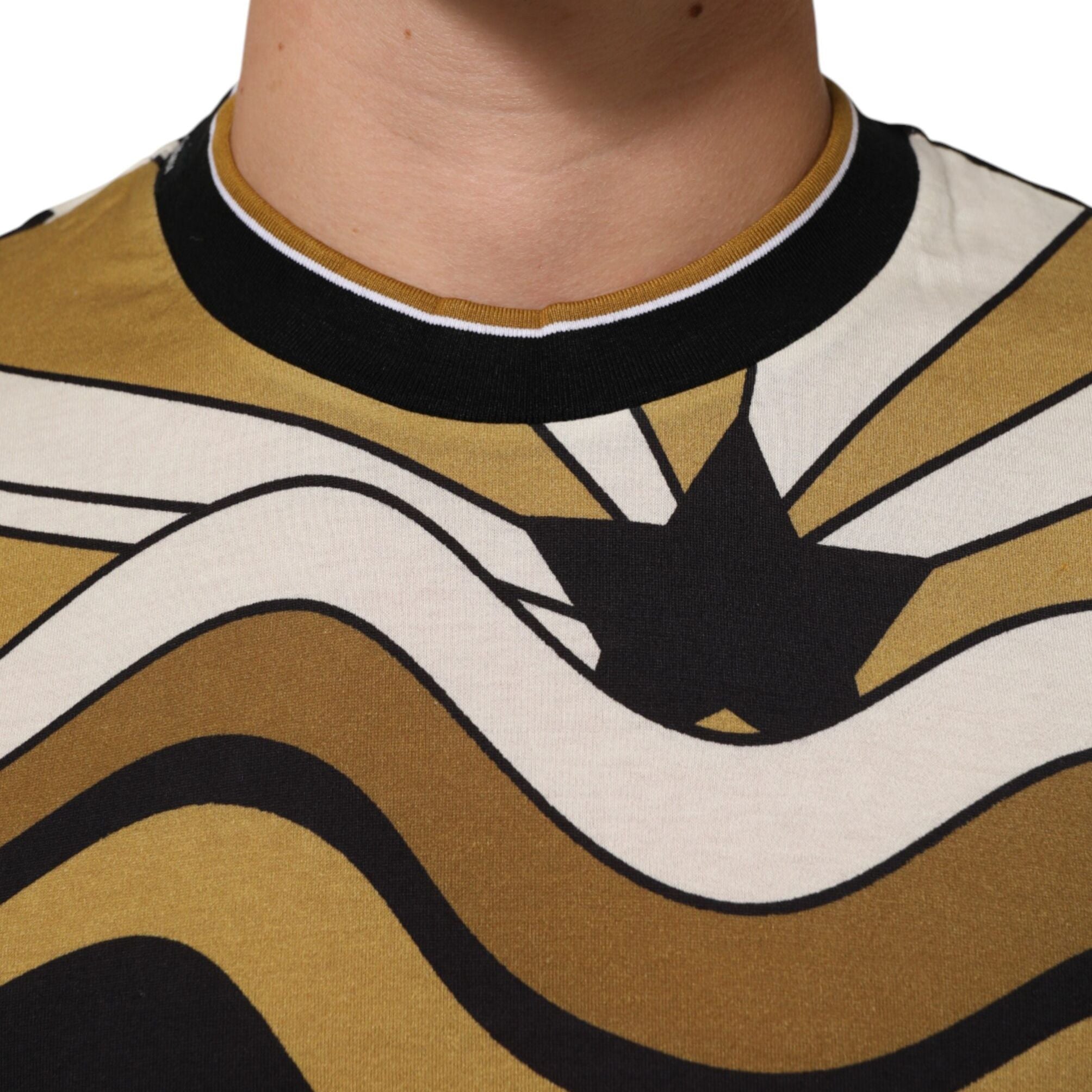 Dolce & Gabbana Multicolor Millennials Star CrewNeck T-shirt