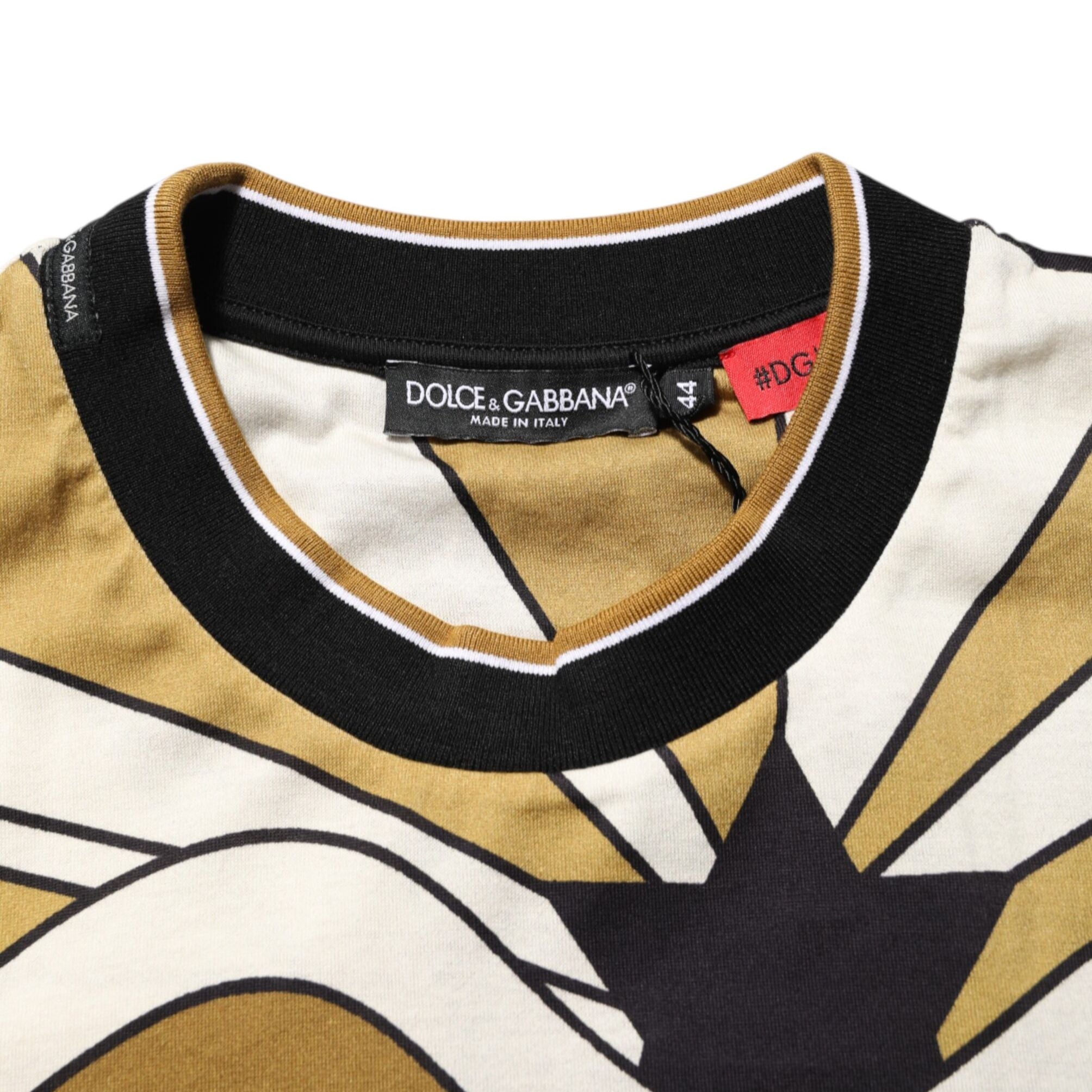 Dolce & Gabbana Multicolor Millennials Star CrewNeck T-shirt
