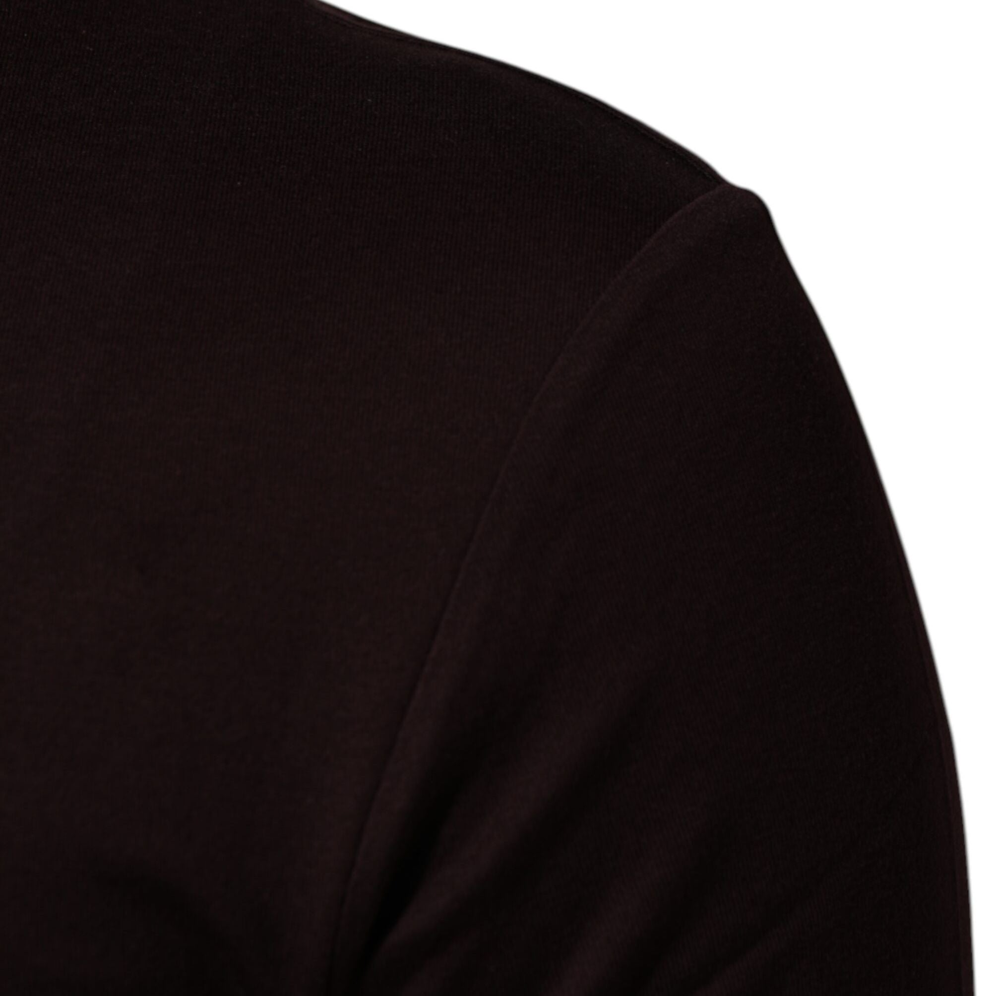 Dolce & Gabbana Brown Logo Plaque Cotton Crew Neck T-shirt