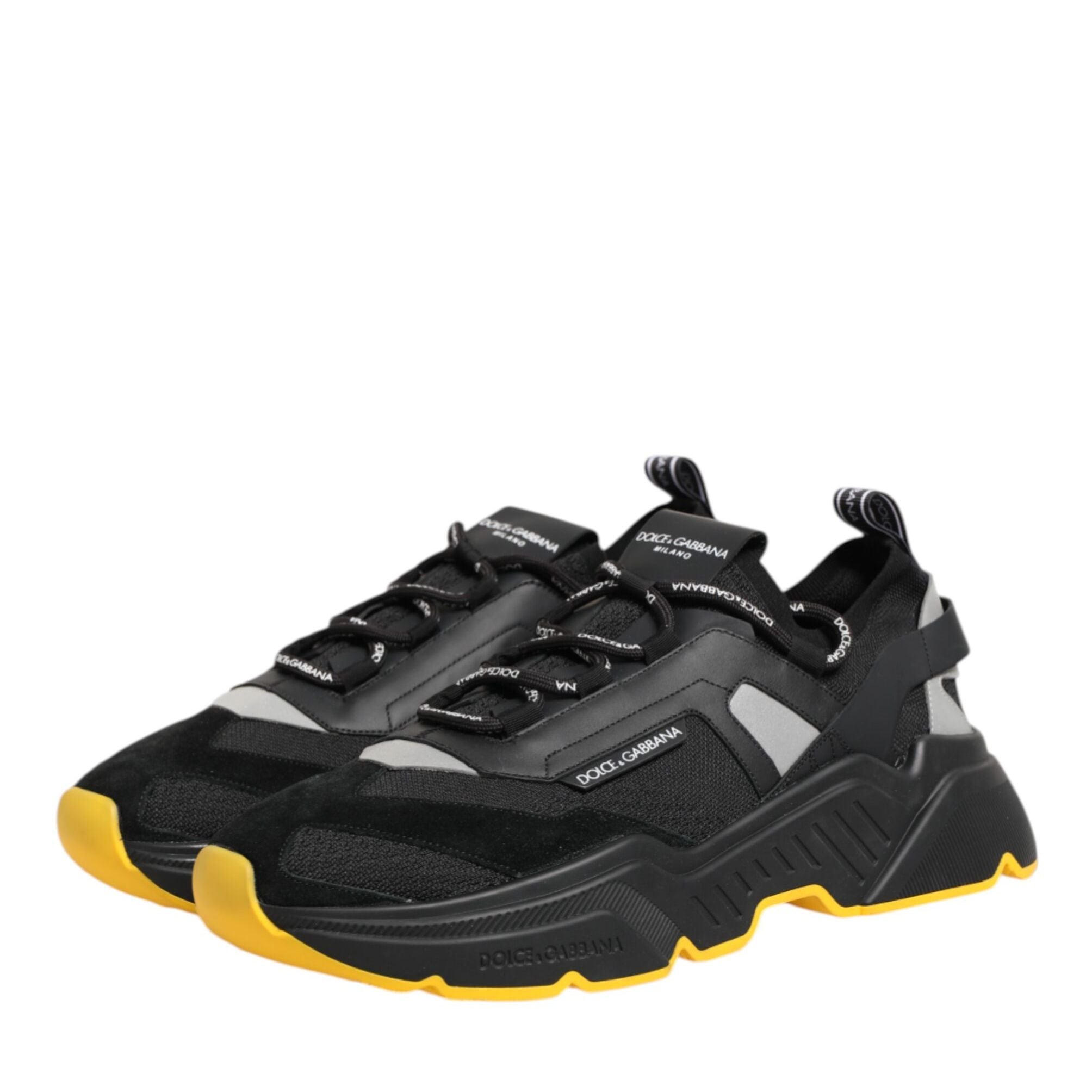 Dolce & Gabbana Black Daymaster Low Top Men Sneakers Shoes