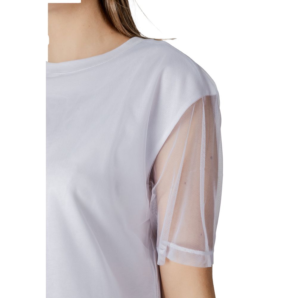Armani Exchange White Cotton T-Shirt