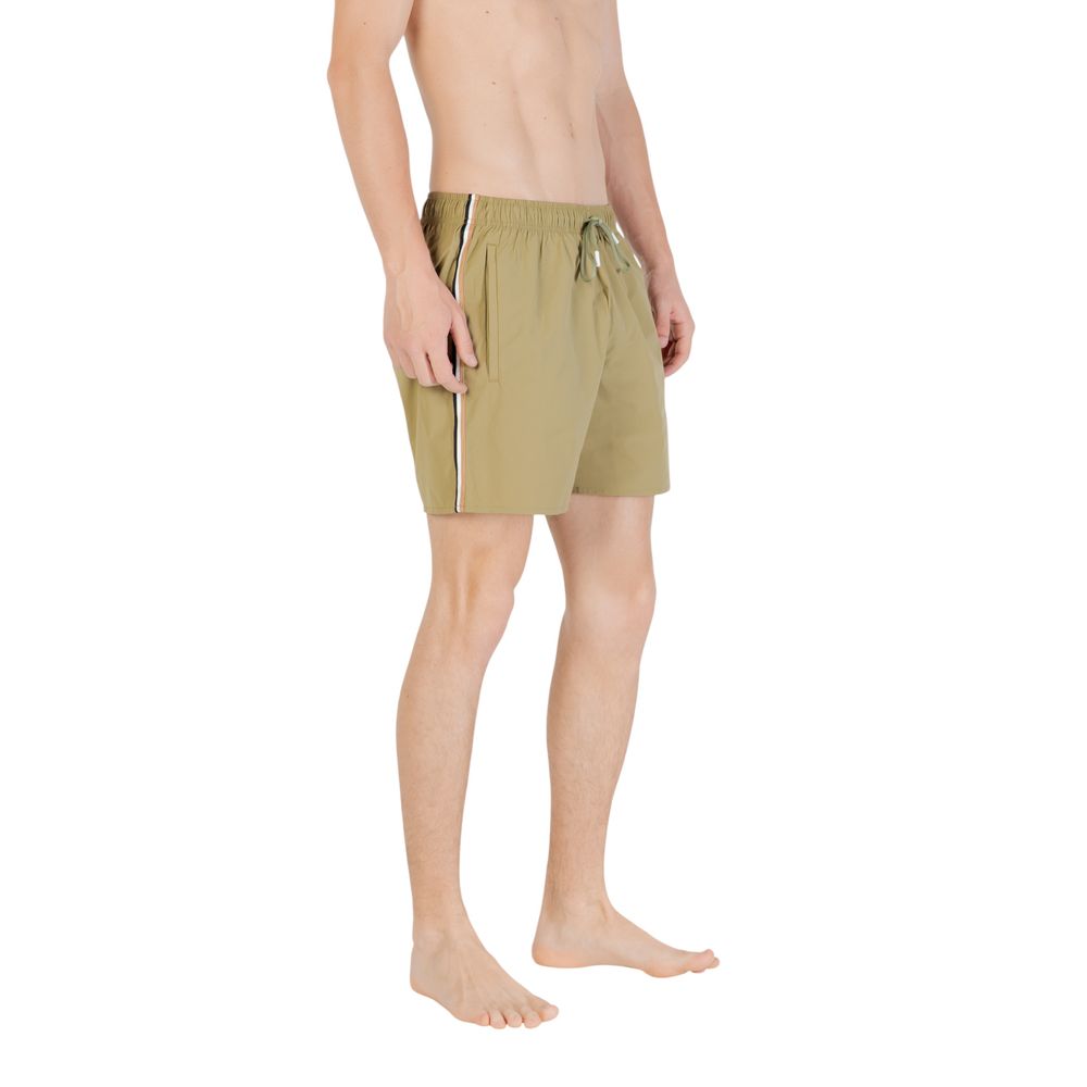 Hugo Boss Bicolor Polyester Swim Shorts