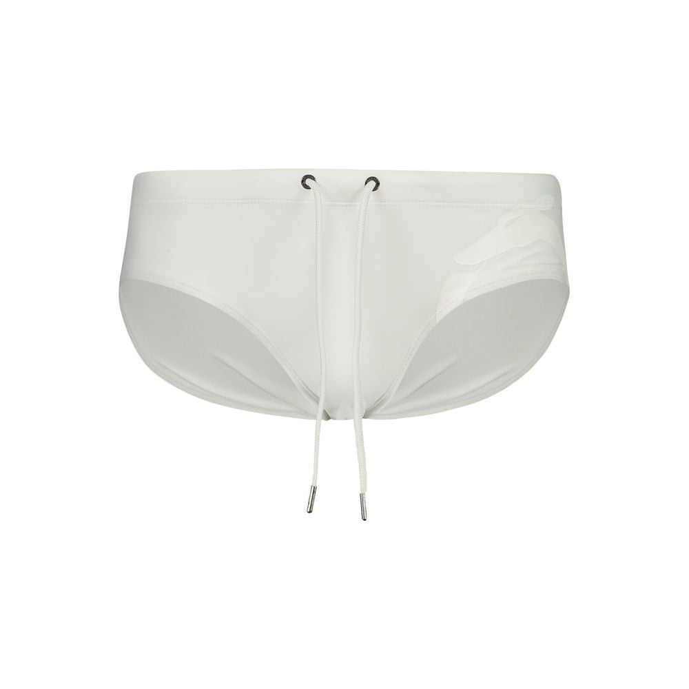 Trussardi White Poliammide Men's Swim Brief