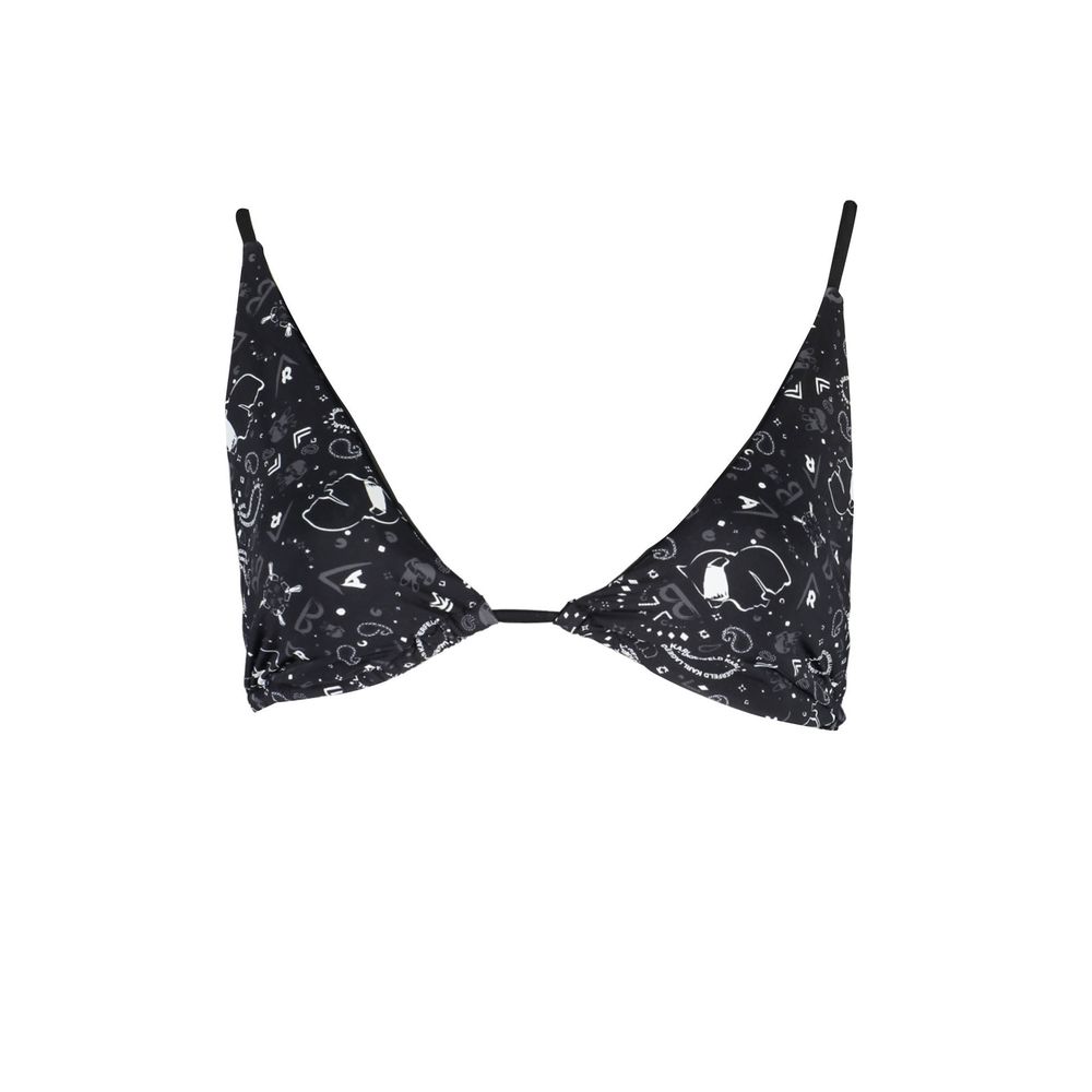 Karl Lagerfeld Black Polyamide Women Swimsuit