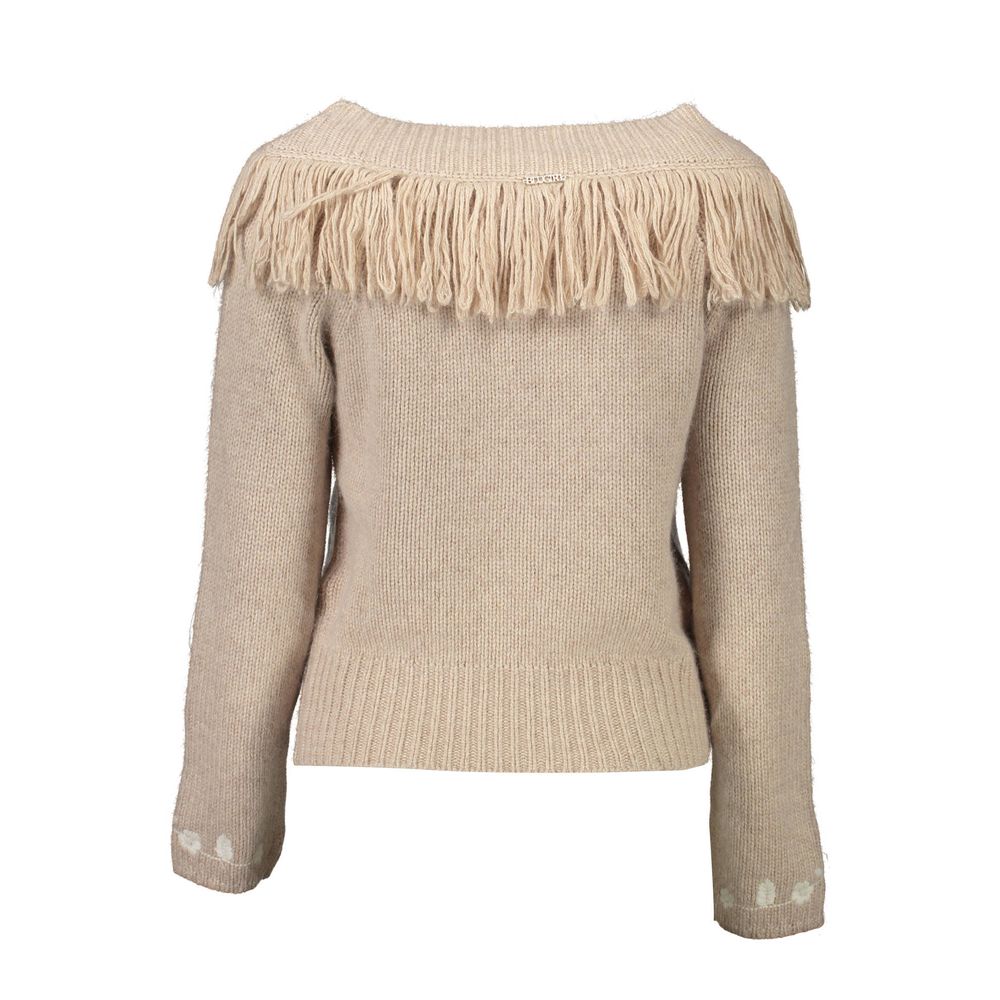 Blugirl Beige Viscose Women's Sweater