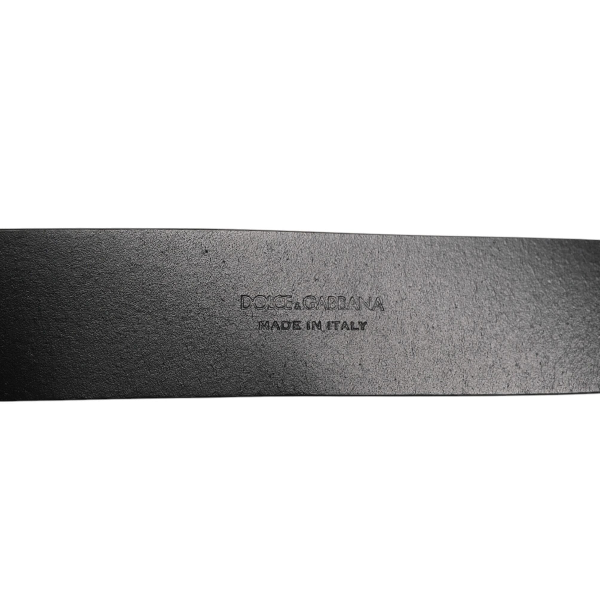 Dolce & Gabbana Brown Key Ring Clip Attachments Buckle Belt