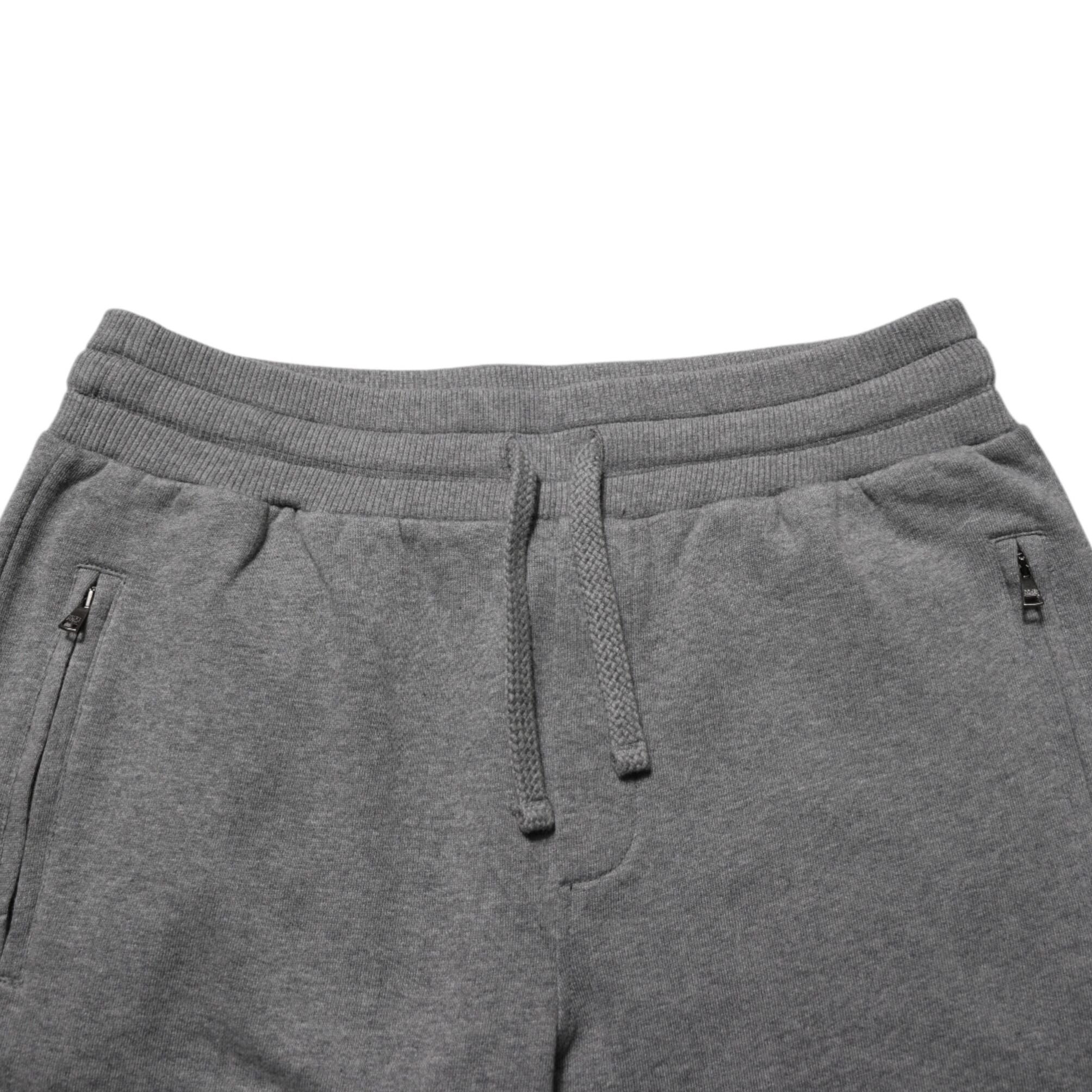 Dolce & Gabbana Gray Cotton Jogger Sweatpants Trouser Pants