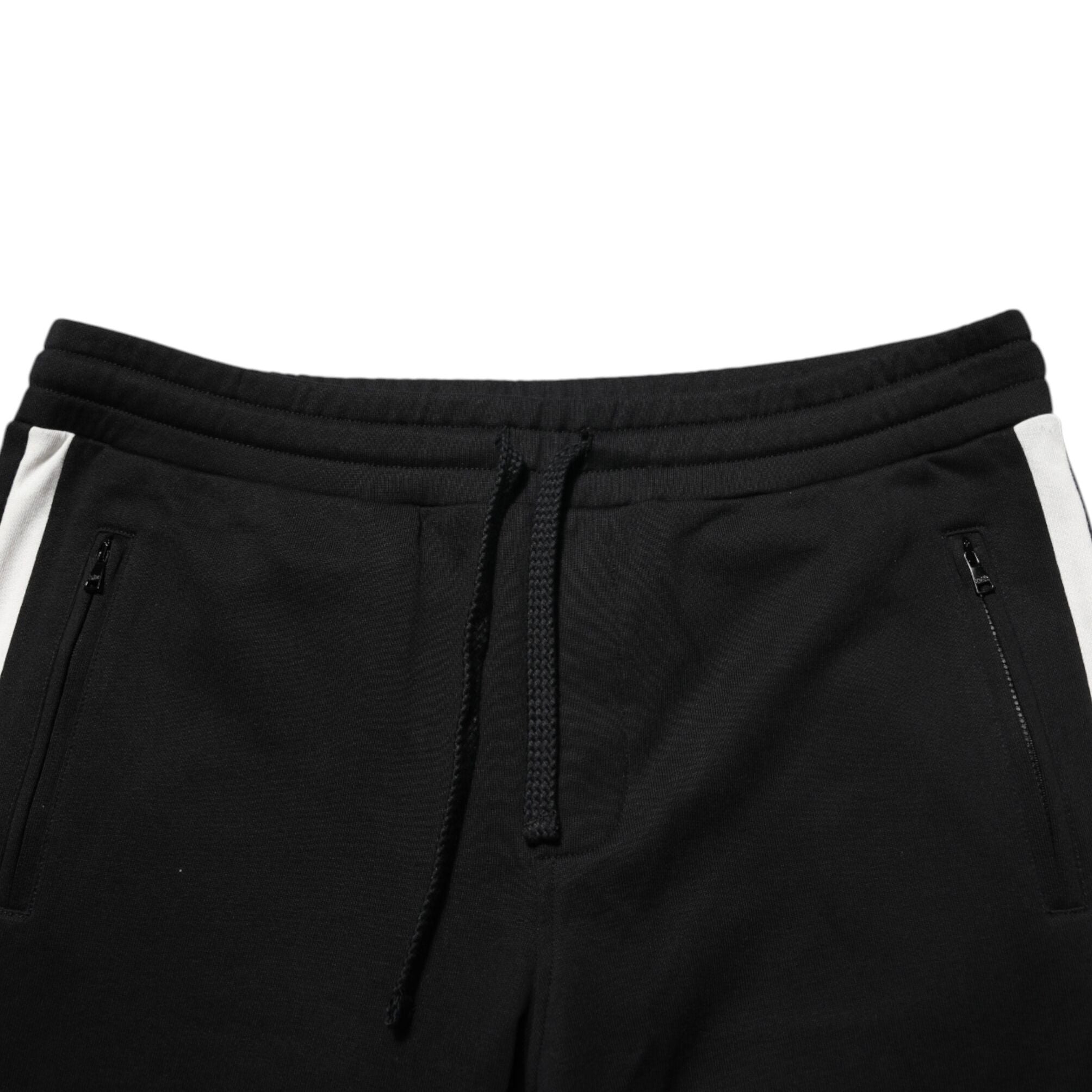 Dolce & Gabbana Black Cotton Jogger Sweatpants Trouser Pants