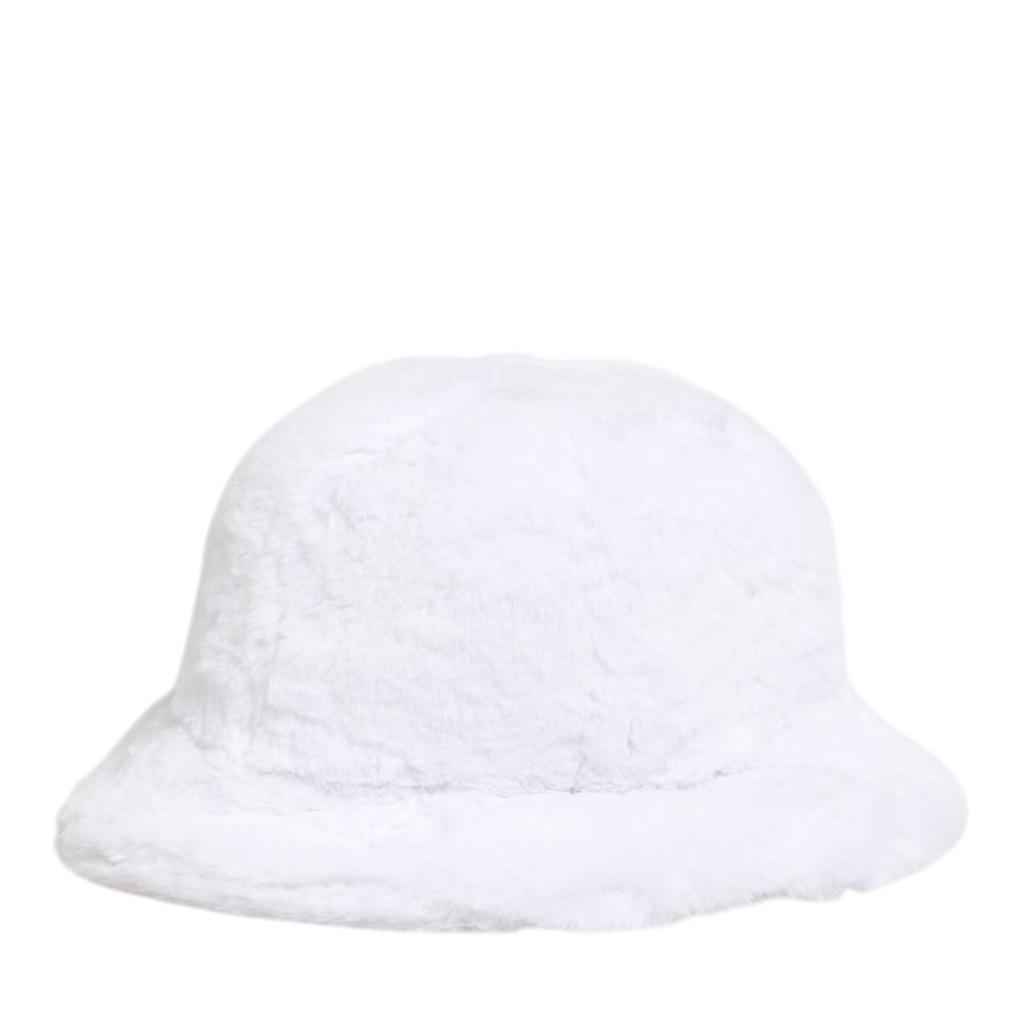 Dolce & Gabbana White Modacrylic Fur Bucket Men Capello Hat