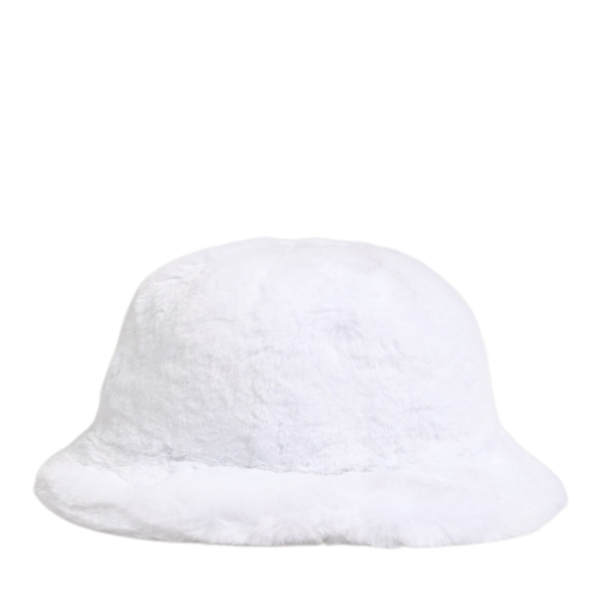 Dolce & Gabbana White Modacrylic Fur Bucket Men Capello Hat