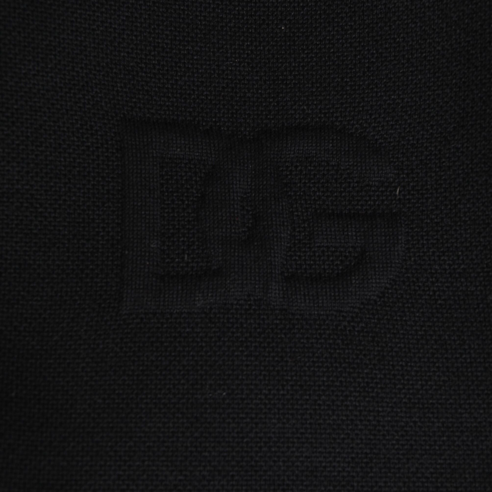 Dolce & Gabbana Black Lace Stole Knitted DG Logo Men One Size Scarf