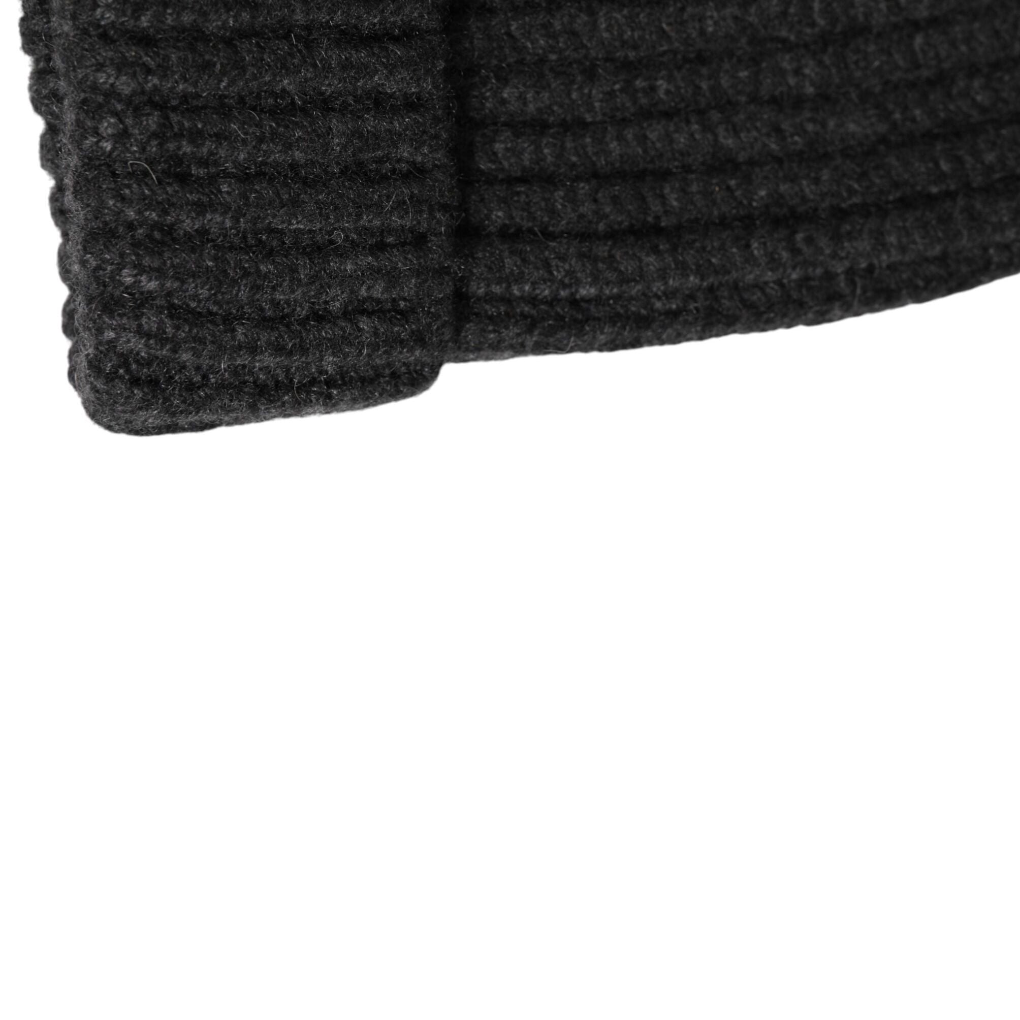 Dolce & Gabbana Black Cashmere Knitted Beanie Men Capello Hat