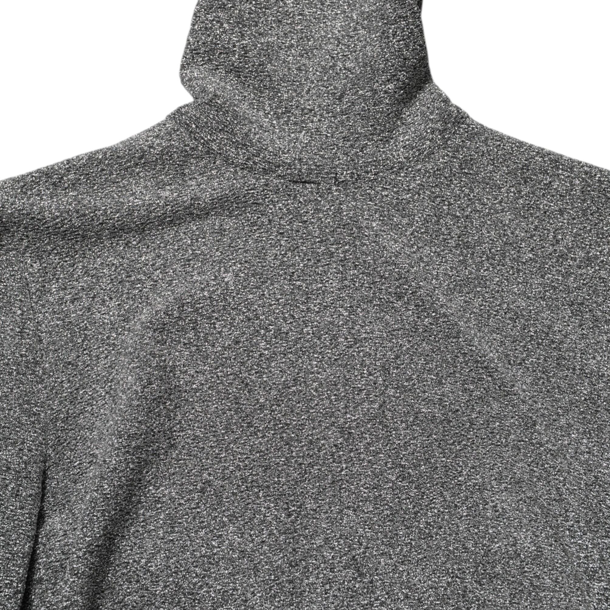 Dolce & Gabbana Gray Nylon Bodycon Sheath Long Sleeves Dress