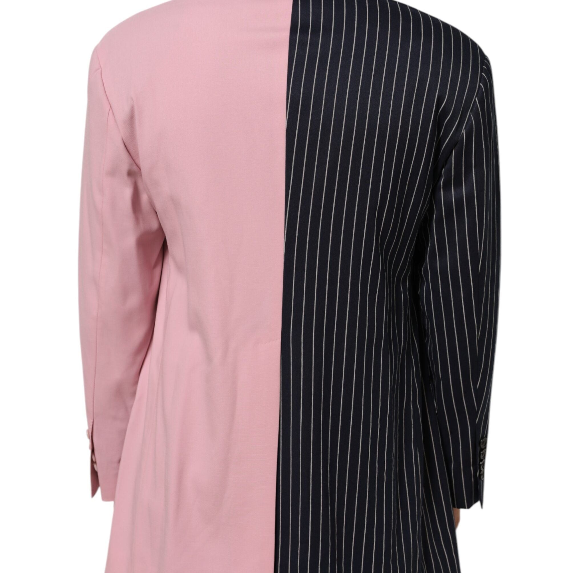 Dolce & Gabbana Multicolor Patchwork Single Breasted Jacket Blazer