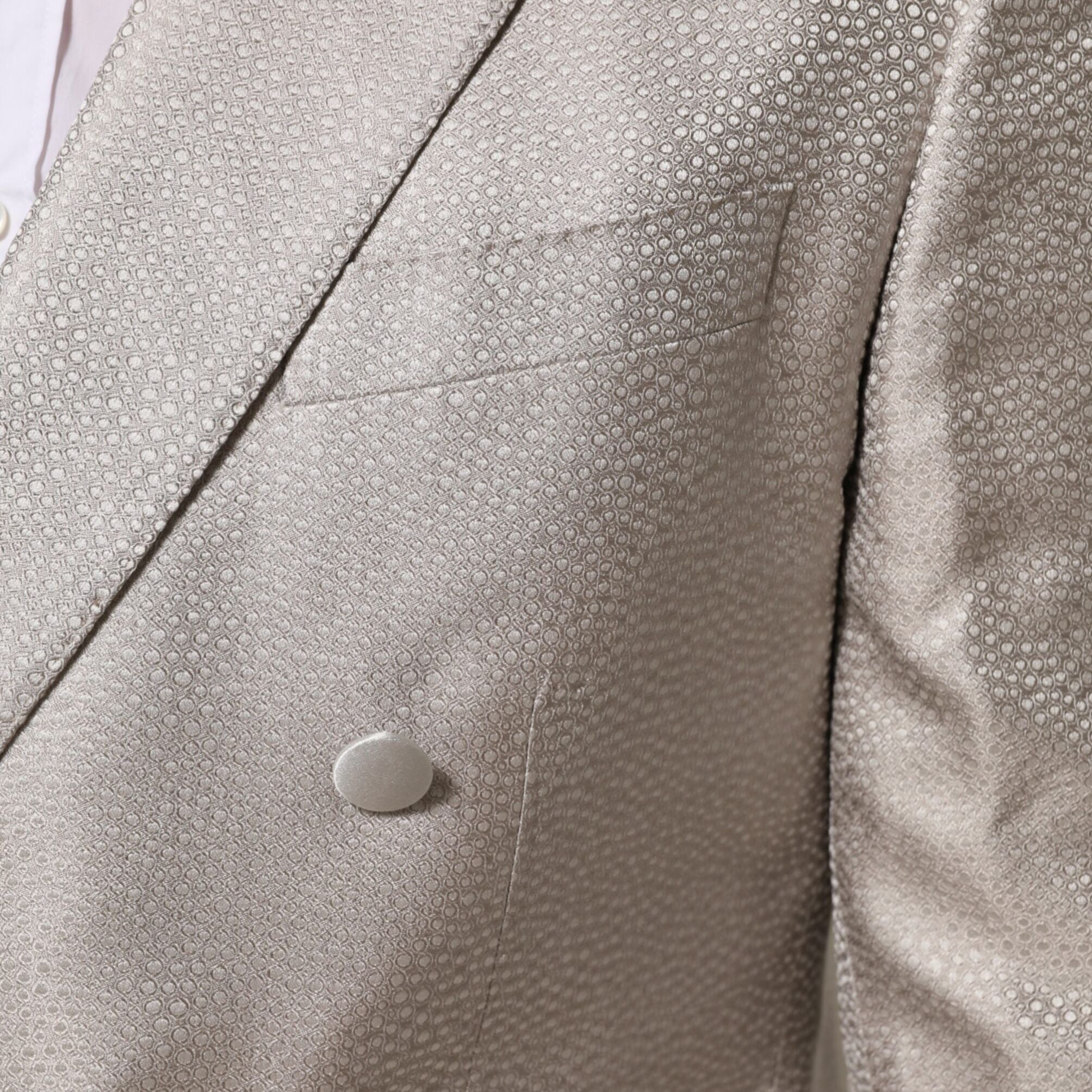 Dolce & Gabbana Beige MARTINI Double-Breasted Suit Blazer