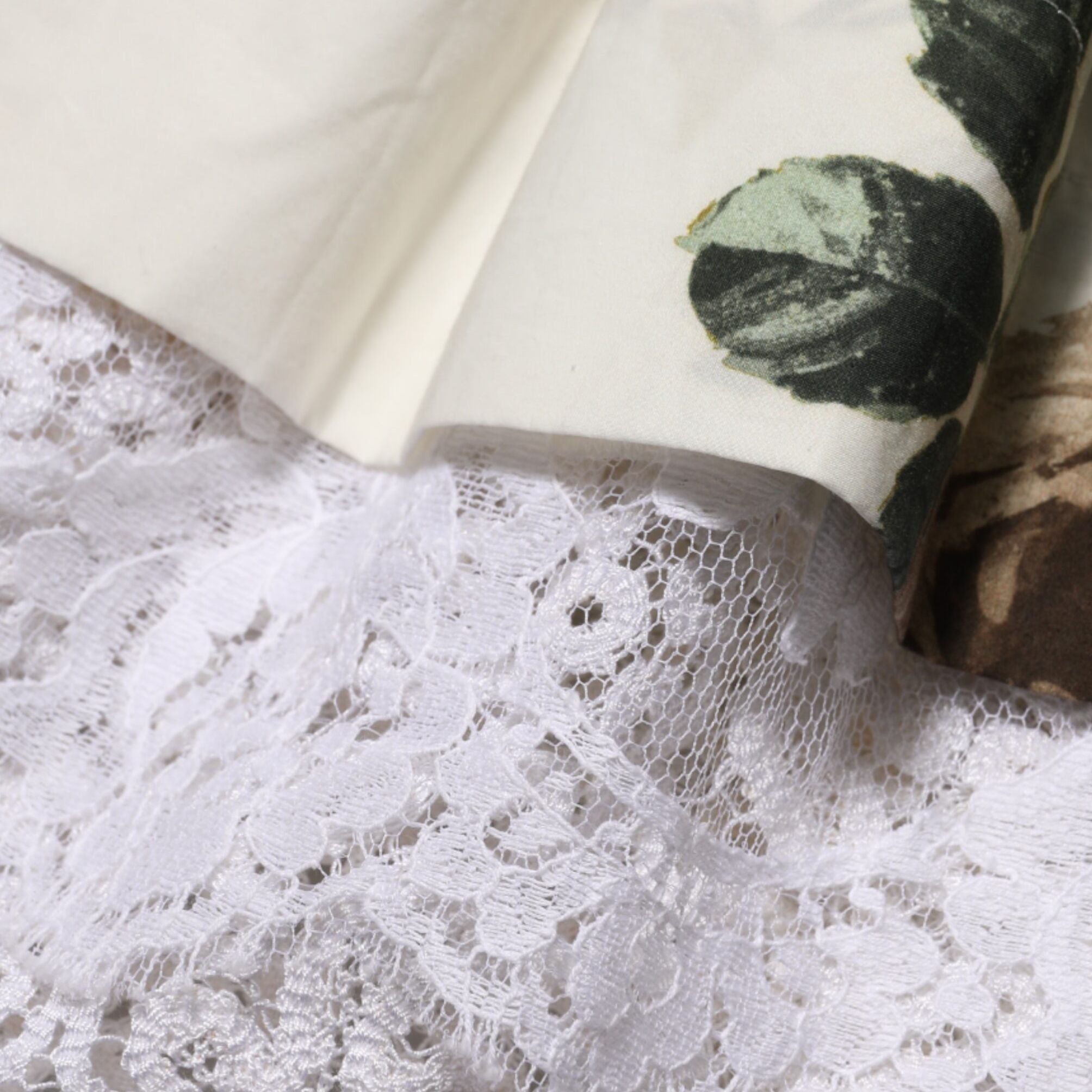 Dolce & Gabbana White Floral Lace Off Shoulder Mini Dress