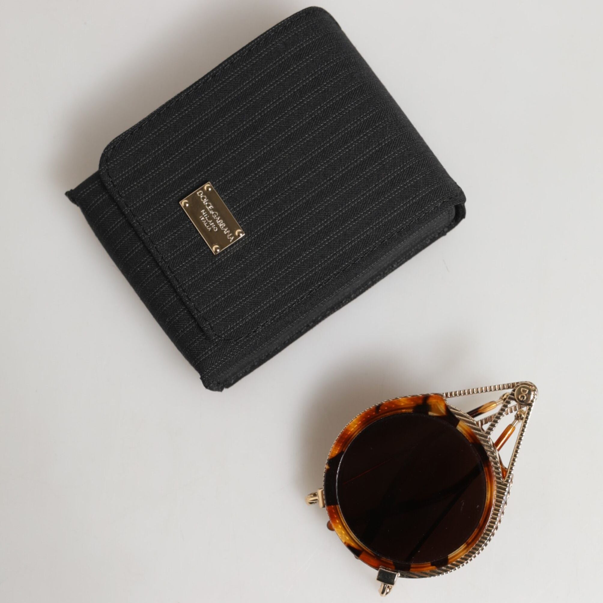 Dolce & Gabbana Gold Havana Frame DG Fatto A Mano Eyewea Sunglasses