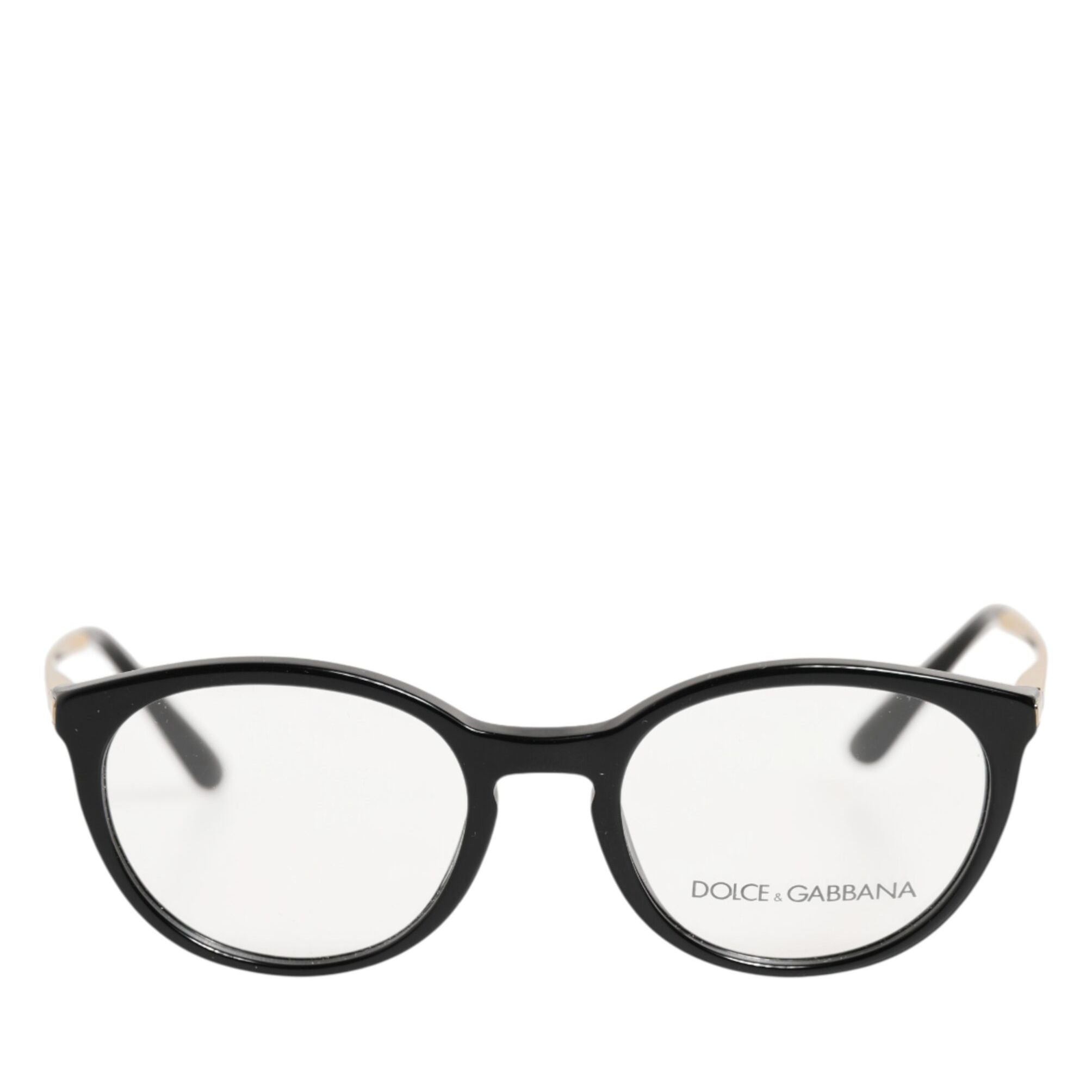 Dolce & Gabbana Black Acetate Cat Eye Frame Eyeglass Reading Glass