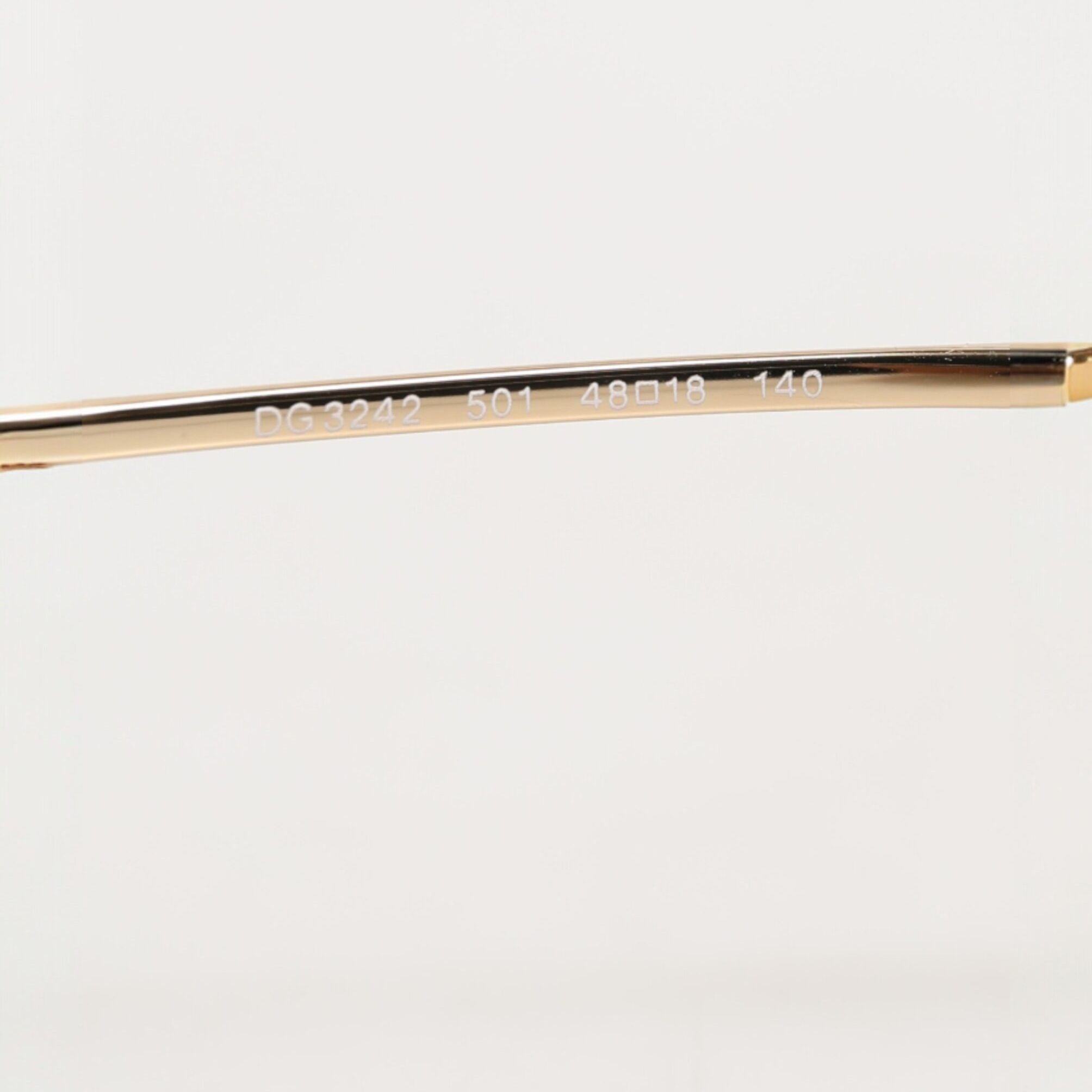 Dolce & Gabbana Black Acetate Cat Eye Frame Eyeglass Reading Glass
