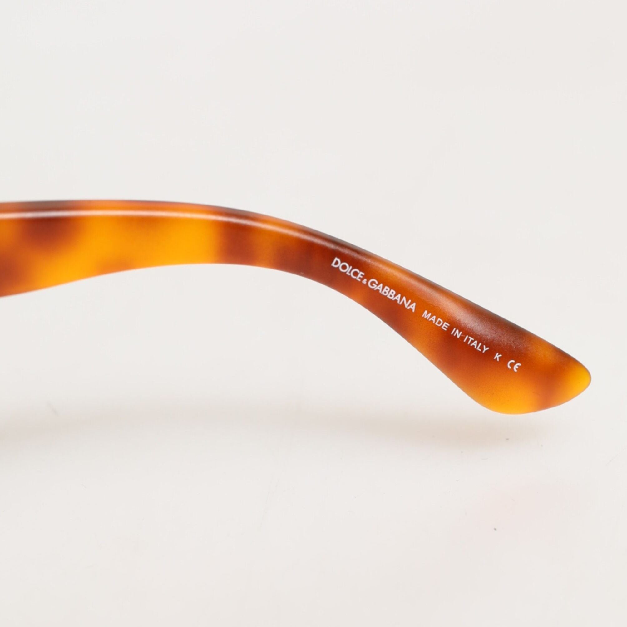 Dolce & Gabbana DG6089 Havana Full Rim Round Lenses Foldable Sunglasses
