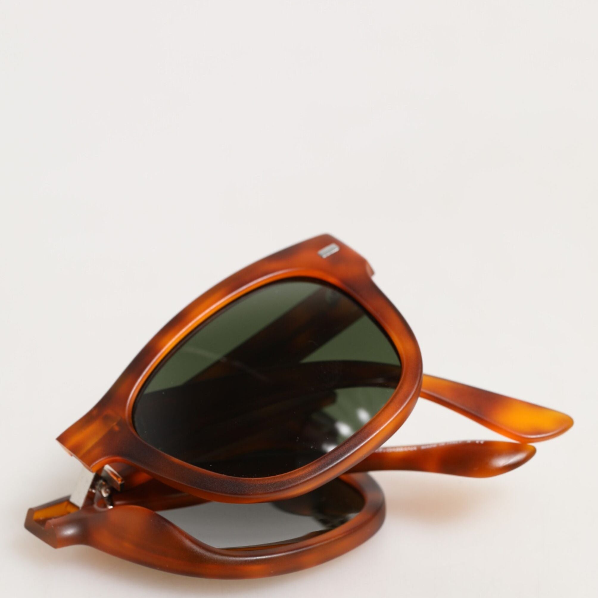 Dolce & Gabbana DG6089 Havana Full Rim Round Lenses Foldable Sunglasses