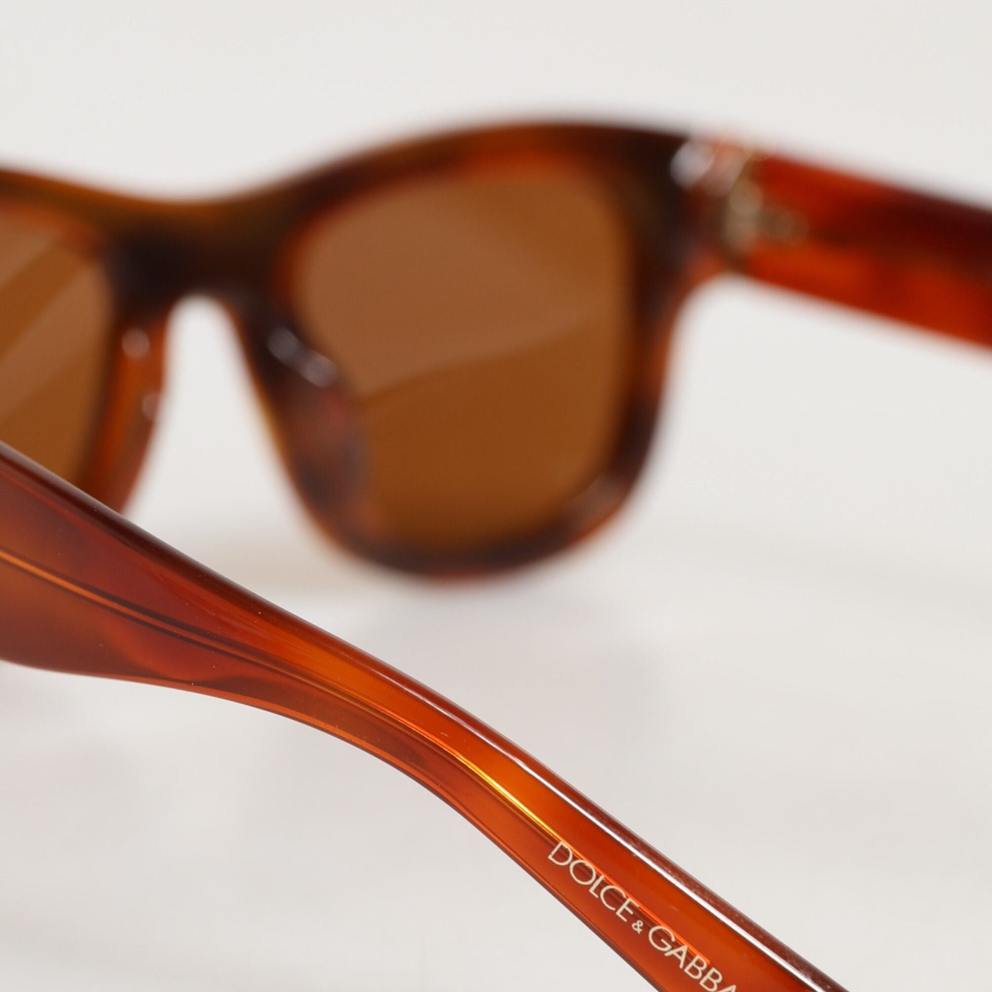Dolce & Gabbana DG4391 Green Brown Acetate Square Frame Unisex Sunglasses