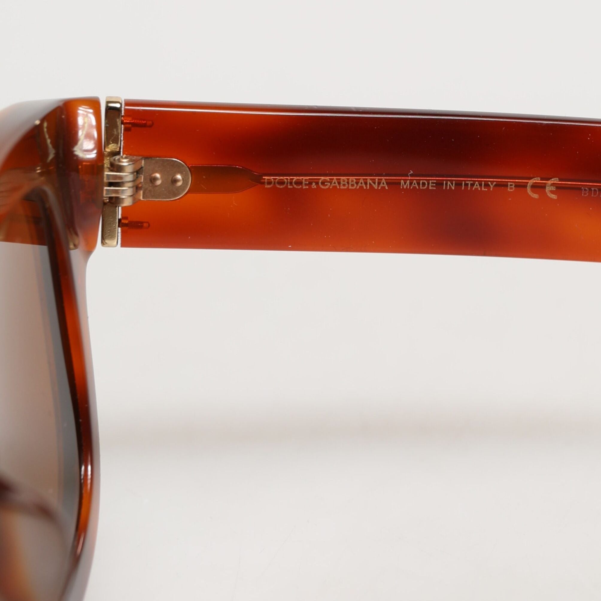 Dolce & Gabbana DG4391 Green Brown Acetate Square Frame Unisex Sunglasses