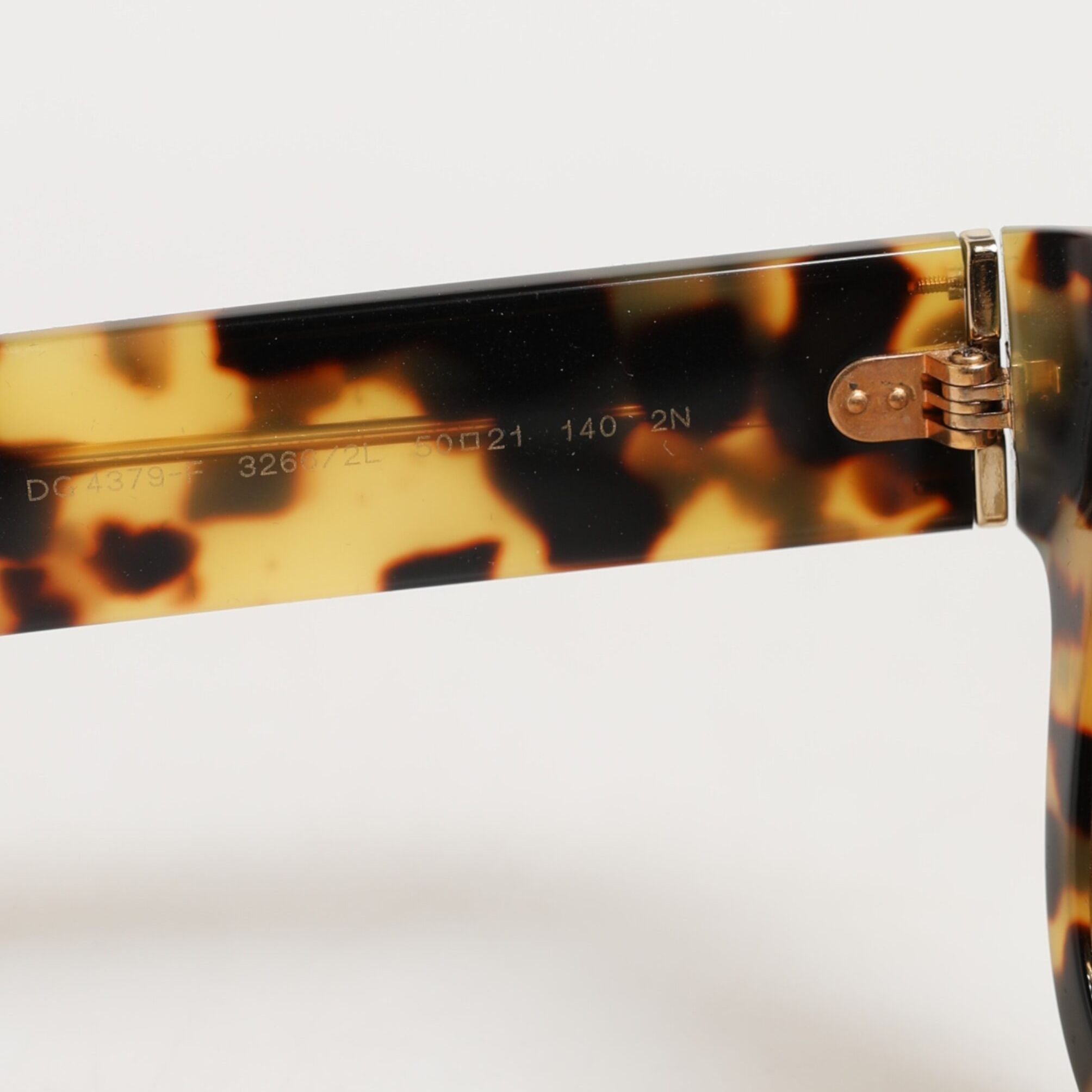 Dolce & Gabbana DG4379F White Tortoiseshell Gradient Shades Sunglasses