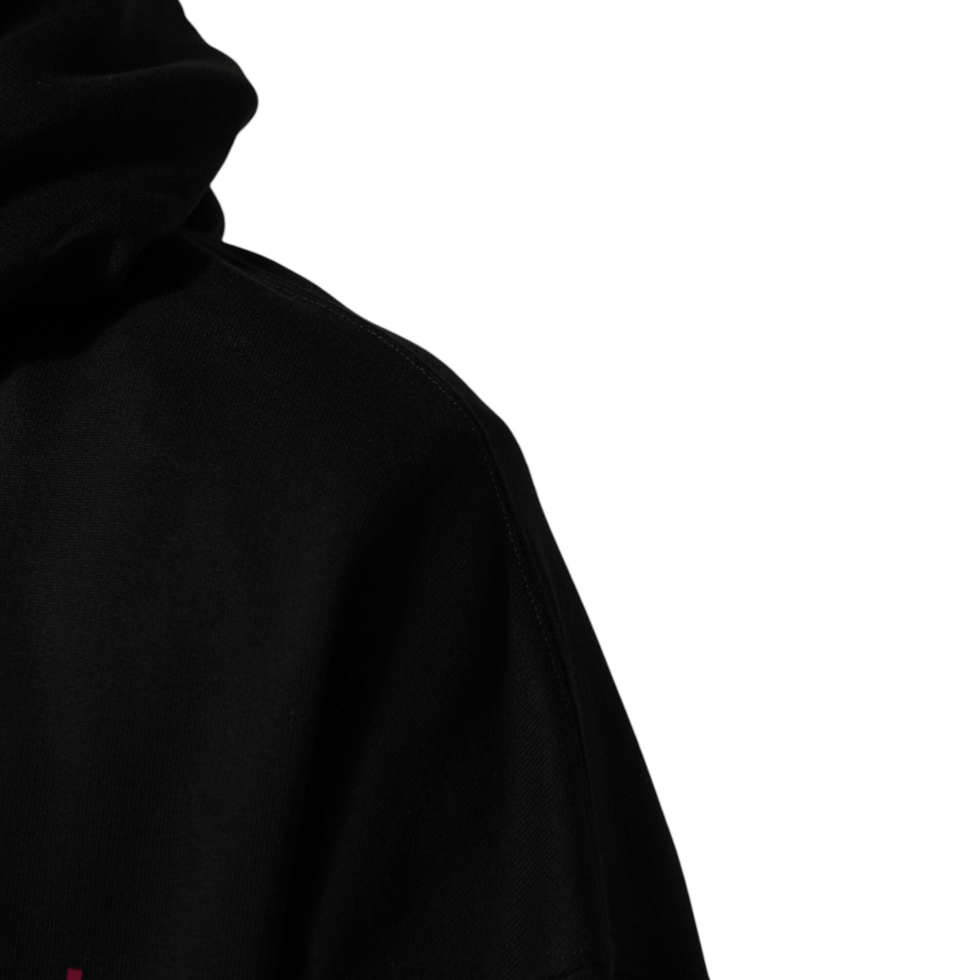 Dolce & Gabbana Black Printed Hooded Men Sweatshirt Sweater