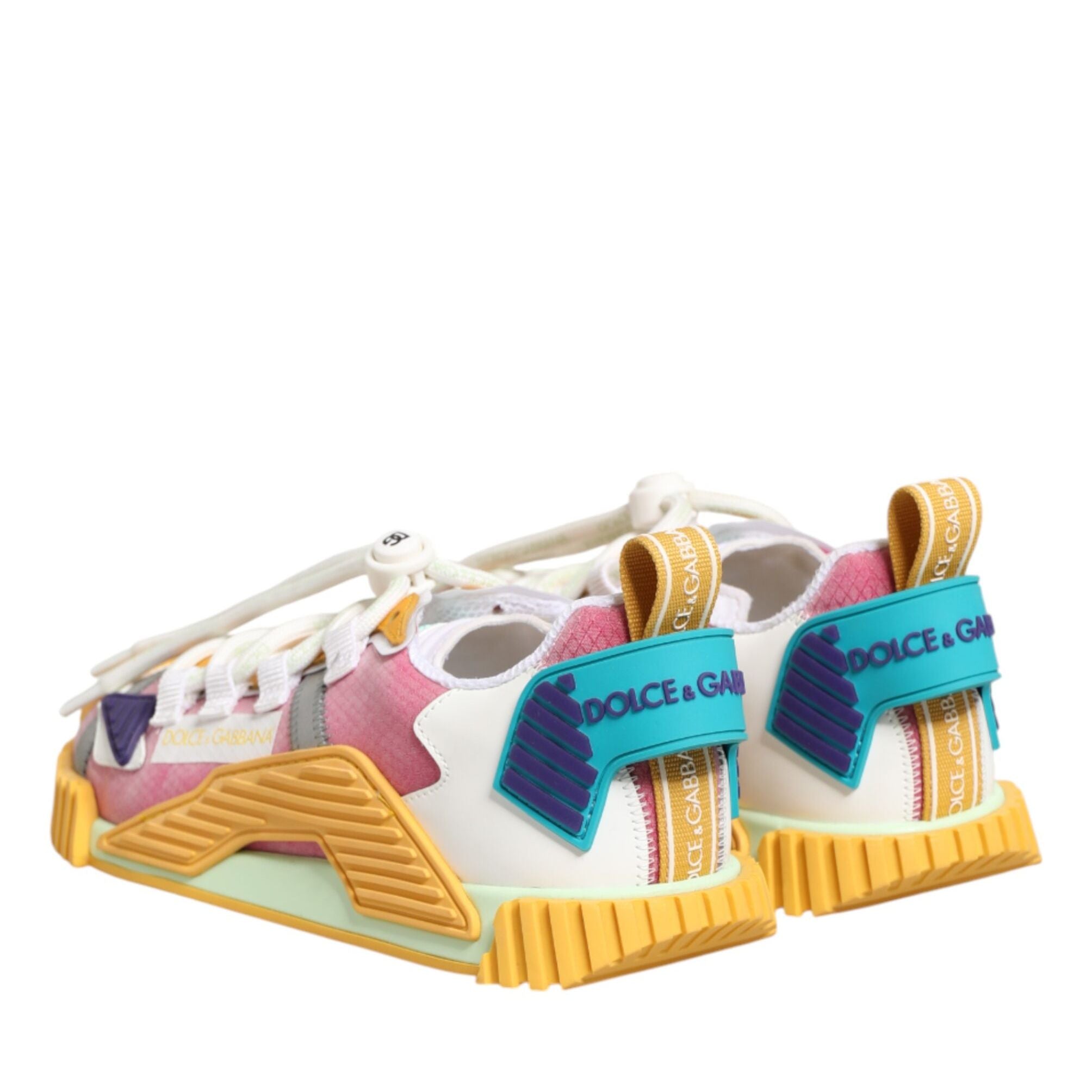 Dolce & Gabbana Multicolor Nylon NS1 Low Top Sneakers Shoes
