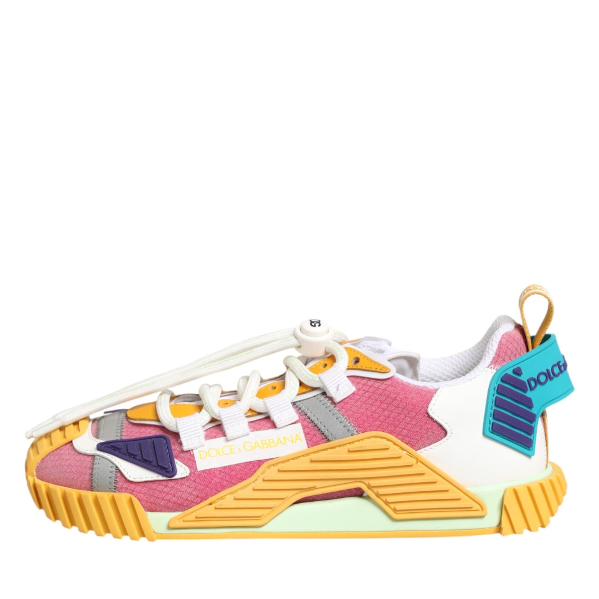 Dolce & Gabbana Multicolor Nylon NS1 Low Top Sneakers Shoes