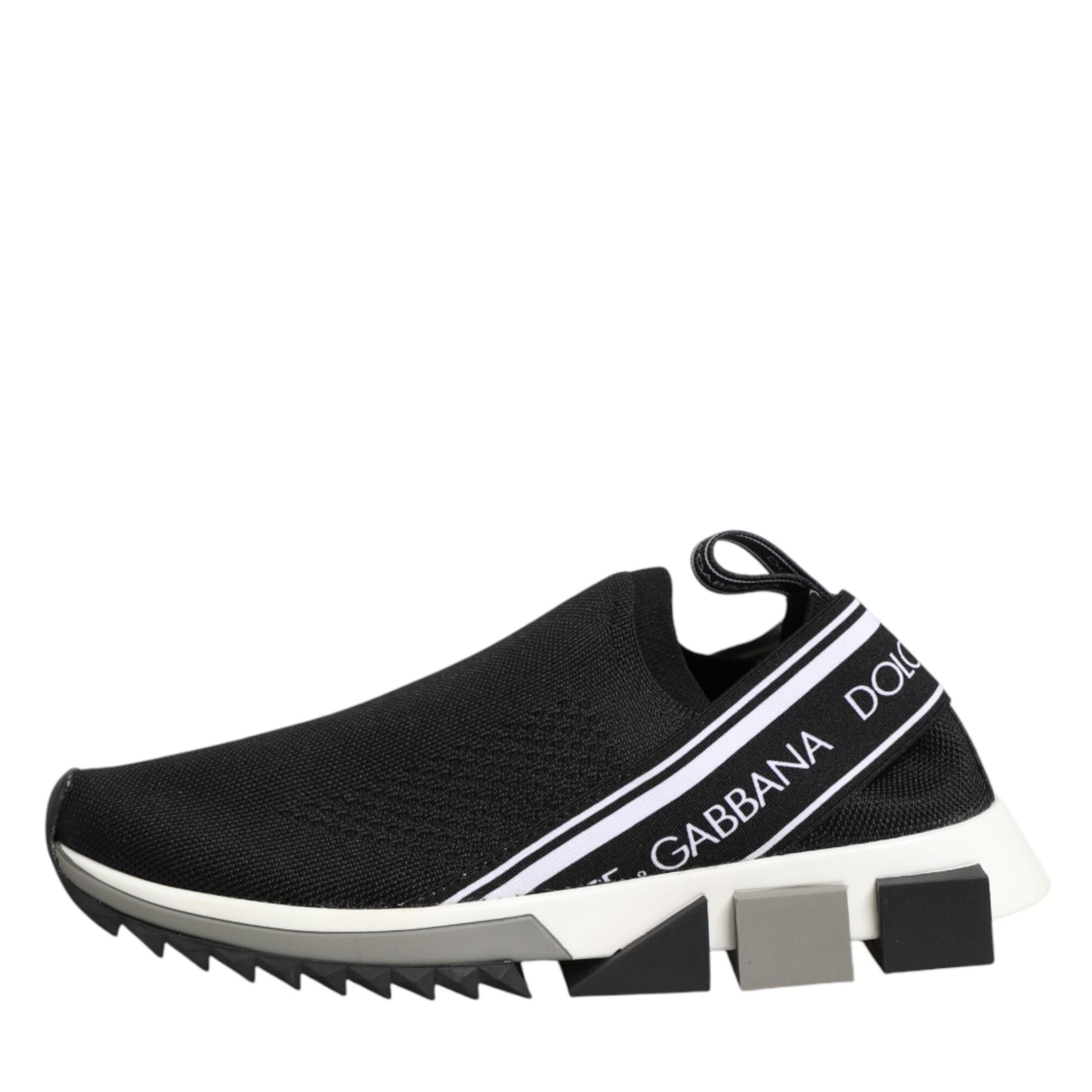 Dolce & Gabbana Black Slip On Sorrento Low Top Sneakers Shoes